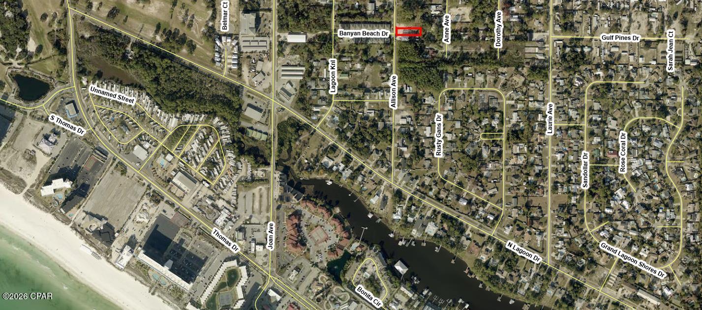 Located just 6/10 of a mile from the Gulf, this deep building lot has water and sewer available and is currently zoned R-2 for a duplex. Property is mostly cleared and sellers have already installed a 24'' culvert at the front of the property for drainage.  Survey and elevation certificate available as well.  Similar adjacent lot also available if you want to build two.  Measurements are approx.