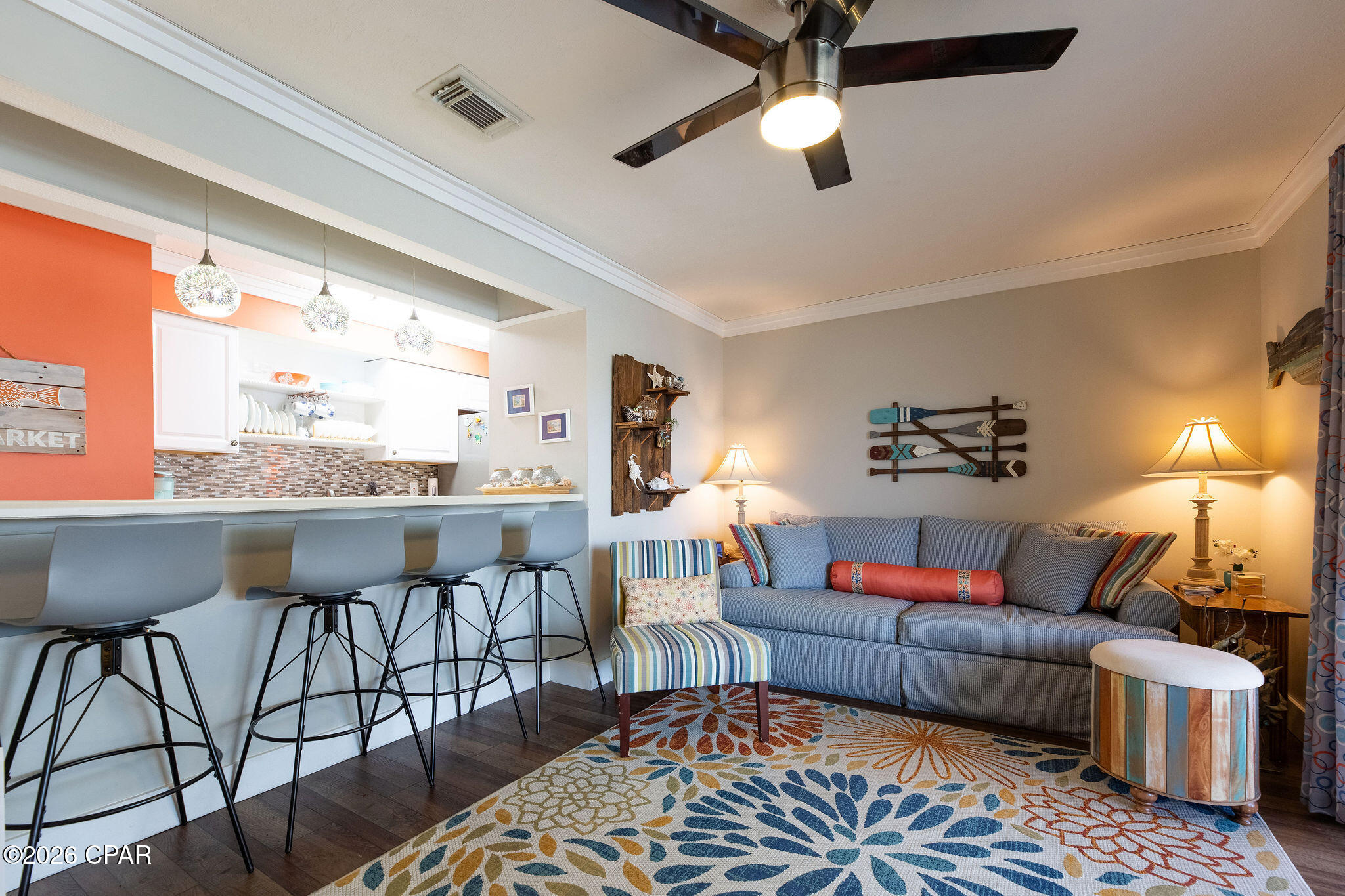 Located in Endless Summer Condominiums, this charming 1 bedroom, 1 bathroom second-floor condo offers the perfect blend of comfort and convenience in the heart of Panama City Beach. Just a short walk to Beach Access 70, you can enjoy easy access to the white sandy beaches and emerald waters of the Gulf Coast.

The condo features a functional galley-style kitchen, updated cabinetry, and modern fixtures throughout. The bathroom has been refreshed with updated flooring and fixtures for a clean, contemporary feel. Endless Summer offers fantastic community amenities including two swimming pools, public grilling areas, shuffleboard courts, and a community gathering space for owners and guests to enjoy.

Conveniently located near local favorites like Mike's Oyster Bar and McGuire's Irish Pub, and only a short drive to Pier Park for shopping, dining, and entertainment, this condo is an ideal beach getaway, full-time residence, or an excellent short-term rental and investment opportunity. Unit comes mostly furnished with some negotiable items.
