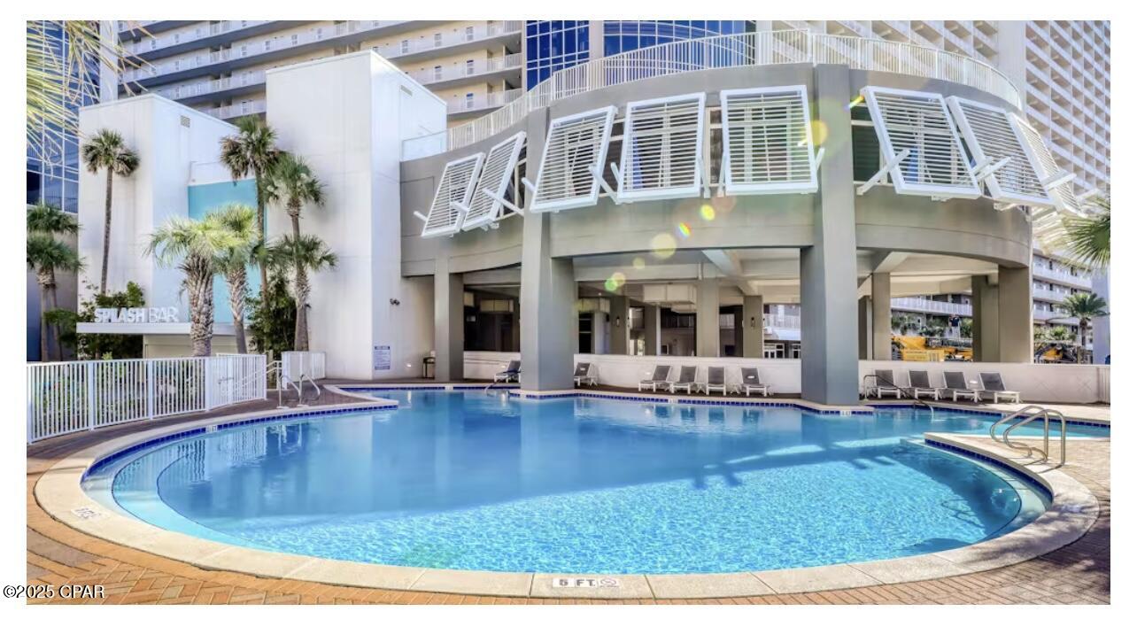 Coming Soon! - Breathtaking Gulf Views from This Stunning 1 Bedroom | 2 Bathroom Condo at Laketown Wharf Resort! Live the resort lifestyle in this beautiful and meticulously maintained Gulf-view unit at Laketown Wharf, ideally located in the heart of Panama City Beach. This spacious 1-bedroom condo with a bonus bunk area offers a thoughtfully designed open floor plan and gorgeous LVP flooring throughout the living area and bedroom. Both bathrooms also feature granite counters and matching cabinetry. Step outside onto the generously sized balcony to soak in sweeping Gulf views and warm coastal breezes. Resort-Style Amenities Include: 5 Unique Pools, Splash Bar & Grill, 810 Billiards & Bowling, Kids Funscape Playground, Gulf-View Fitness Center, Covered Garage Parking, 52,000 Sq Ft Lakefront Boardwalk with Shops & Dining and Convenient Beach Access Directly Across the Street. Just minutes from Pier Park, and the newly opened Topgolf and Dolly Parton's Pirate Theater, this condo is perfect as a vacation home, investment property, or full-time residence. Don't miss your chance to own a piece of paradise--schedule your private tour today! ALL INFORMATION CONTAINED HEREIN IS DEEMED RELIABLE, BUT NOT GUARANTEED AND SHOULD BE VERIFIED BY BUYER. SUBJECT TO ERRORS, OMISSIONS IN PRIOR SALE, CHANGES OR WITHDRAWALS WITHOUT NOTICE.