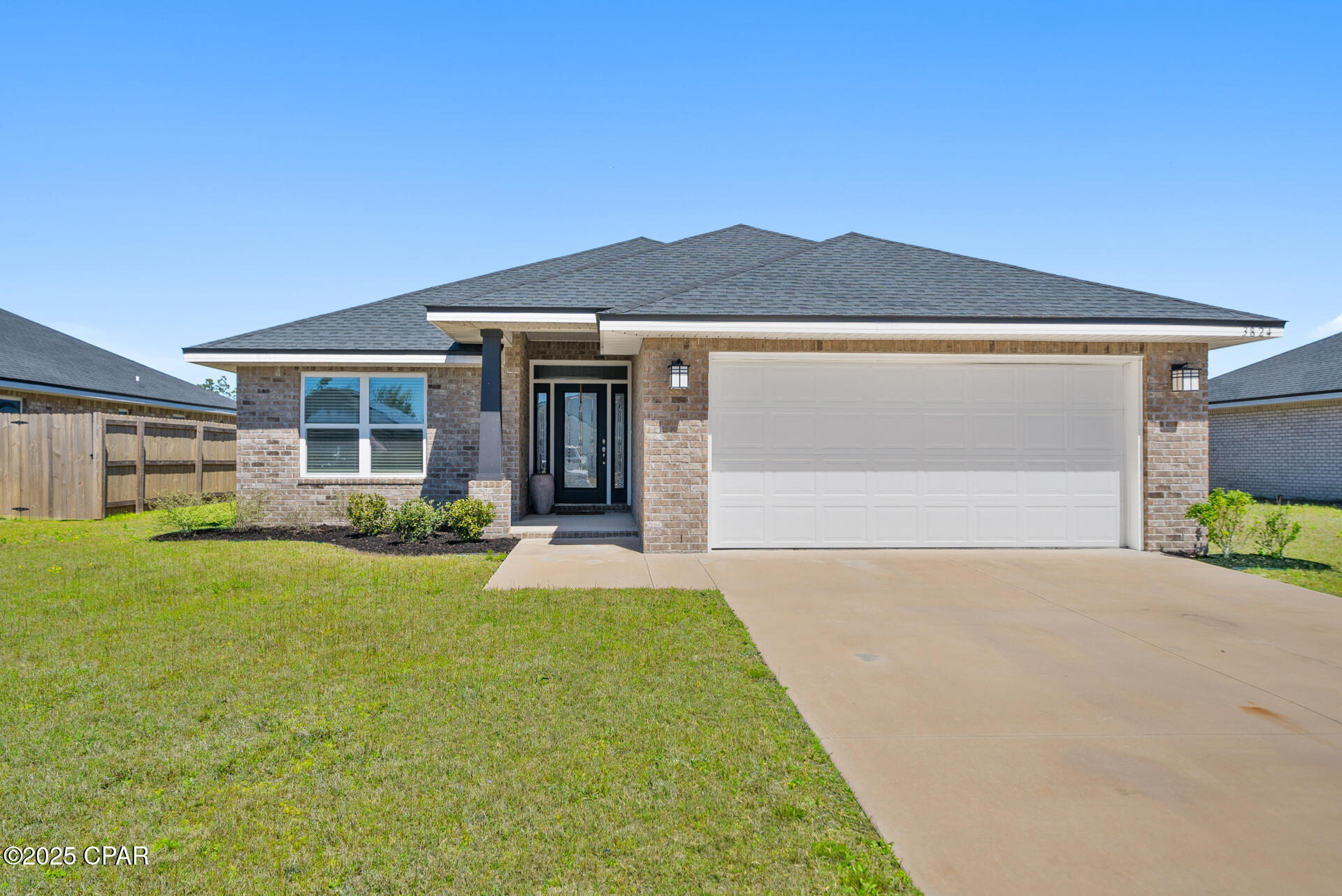 Come see this all-brick, 4-bedroom home, built in 2022, offering nearly 1,900 sq. ft. of heated and cooled living space and is situated in the heart of College Station--just minutes from schools, shopping, dining, and all your daily conveniences.

As you step inside, you'll immediately notice the attention to detail with the arched entryways, luxury vinyl flooring throughout the main living areas, and vaulted ceilings that enhance the open and inviting atmosphere. The spacious kitchen boasts granite countertops, stainless steel appliances, a cozy breakfast nook, and a convenient breakfast bar--perfect for casual dining or entertaining.

The master suite is a private retreat featuring tray ceilings, a generous walk-in closet, and a luxurious master bath with a double vanity, soaking tub, and a walk-in shower. Outside, the partially fenced backyard offers plenty of privacy, while the screened-in patio provides an ideal space for quiet mornings or relaxing evenings with family and friends. This well-maintained home is ready to welcome its next owner--don't miss out!