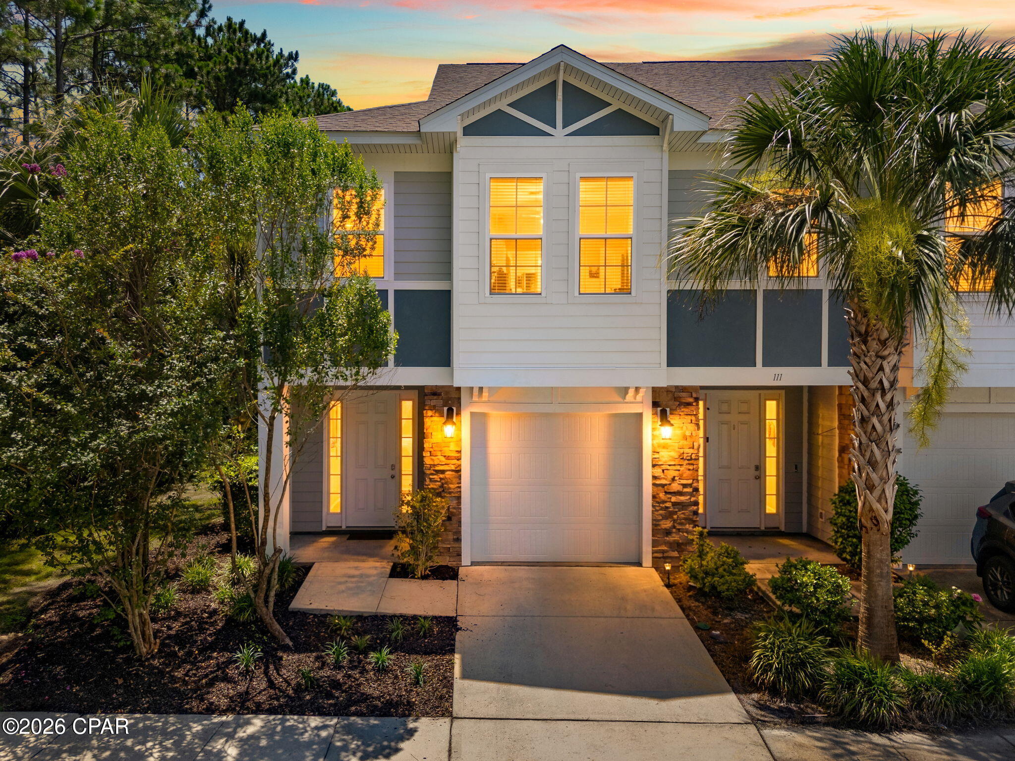 CURRENTLY UNDER CONTRACT, SELLER WILL CONSIDER BACKUP OFFERS

Welcome to 113 Enchantment Falls Lane, a well-designed two-story residence offering 2,093 square feet of living space in the heart of Panama City Beach. This 3-bedroom, 2.5-bath home combines an open floor plan, pond views, and a convenient location just a short drive from the Gulf of Mexico.

The main level features an open-concept layout that connects the living, dining, and kitchen areas, creating a practical setting for everyday living and entertaining. Large windows invite natural light and frame views of the pond, while the flow of the space supports both casual gatherings and more formal occasions. The kitchen layout is designed for efficiency, with ample counter space and storage.

All three bedrooms are located on the upper level, providing separation between shared living areas and private spaces. The primary suite includes an en suite bathroom and generous closet space. Two additional bedrooms share a full bathroom and can accommodate a variety of uses, including guest rooms, home office, or hobby space. A main-level half bath adds convenience for residents and guests.

The home offers a peaceful backdrop with pond view and enhances the sense of openness from the main living areas. Outdoor space provides room for seating, grilling, or simple relaxation while enjoying the water view.

Located in Panama City Beach, this property is approximately a five-minute drive to the beach, public shoreline access, and the area's well-known coastal amenities. Shopping, dining, and everyday services are nearby, making this home suitable for use as a primary residence, second home, or investment property, subject to local regulations.

113 Enchantment Falls Lane offers a spacious layout, pond views, and a strong location close to the beach and community conveniences. This property is now available for sale in Panama City Beach, Florida.