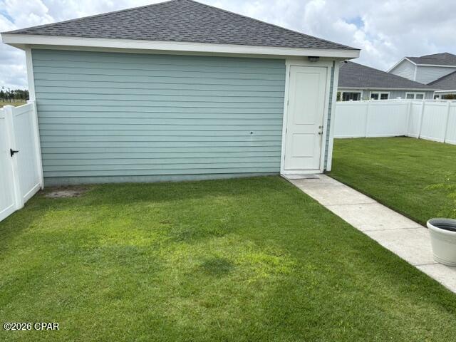 ***4 BEDROOM, 2.5 BATHROOM(ONE LEVEL) SWEETBAY HOME!!!*** This corner lot Estero floor plan home is perfect for a large family, with one bedroom currently set up as the perfect office. Upgrades include but are not limited to: Quartz countertops throughout, stainless steel appliances, gas range, tile and vinyl plank flooring, ceiling fans throughout, custom EF San Juan designed kitchen cabinets that reach the ceiling, additional custom cabinetry, custom plantation shutters, tankless gas water heater, and a fully fenced(6 foot vinyl) completely enclosed backyard, perfect for entertaining large gatherings or just enjoying a peaceful private oasis. This beautiful home will not last long at this price, so hurry up and schedule your viewing before it gets away!! Sweetbay's resort style amenities include multiple pools, parks, walking and biking trails, and bay front access with your own mini beach. The home is nearby to University Academy and just minutes away from the Sweetbay Town Center...with both a Publix grocery store for your every day shopping needs and a Starbucks for your caffeine fix!!  All information is approximate and should be verified by buyers if important.
