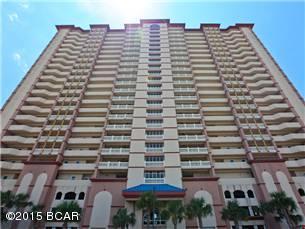 Sunrise Beach Resort is the best that PCB has to offer! The property features incredible gulf front views, and is centrally located in Panama City Beach's tourist district. Just minutes from Gulf World, St. Joe's Pier Park, Miracle Strip Amusement Park and Shipwreck Island Water Park, this area offers everything a vacationing family will need. Sitting high above a four-story parking garage, the 25-story condominium tower features a magnificent elevated pool deck situated 50-feet above the beach. The private pool deck contains two oversized pools (one of which is heated), two hot tub/spas, and an expansive children's water spray area. This unit was refurbished in 2015 with new carpet, new paint, new window treatments, curved shower rods, new bed linens, updated furnishings and decoration