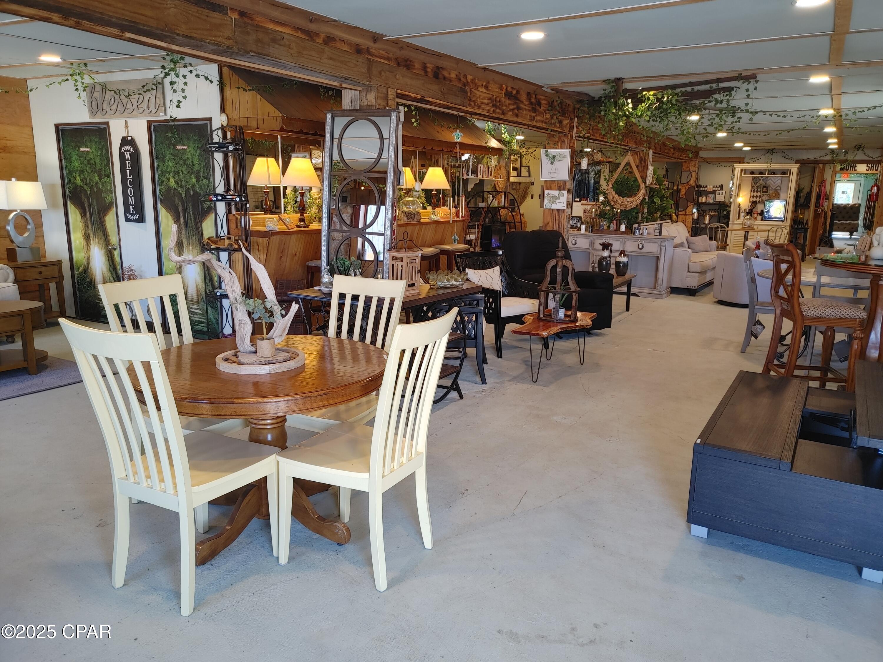 The Treehouse is an established new and used furniture store that also carries home decor, gifts and jewelry. Business has been in operation for 3 years and is growing and well received. Customers love the unique selection of merchandise offered. This listing is for the business, good will, and inventory only. The building alone and the business with the real estate are listed separately in MLS system. Lease available on the building if interested in keeping the current location