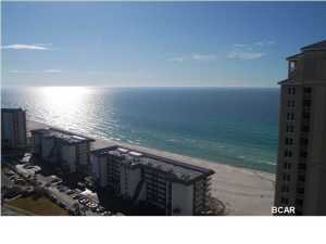 Owner Financing Offered!! Great rates and terms!!! Grand Panama Beach Resort's Grand Vista (aka Tower II) with 112 luxury condominiums, displays stunning views of the city, the gulf and surrounding beachscape. Residents will enjoy resort living with such amenities as a state of the art fitness center, concierge service, a pedestrian walk-over to the beautiful emerald waters of the Gulf of Mexico, a gorgeous high rise terrace pool with water spas and covered parking. The Grand (Tower I) at Grand Panama Beach Resort boasts 187 luxury condominiums, a tropical Gulf side luxury pool with water spas and a full service tiki bar. Of course, as an owner you have access to all the amenities. This 1BR/2BA unit has hall bunks and with the pull out sofa, can comfortably sleep 6.The view from