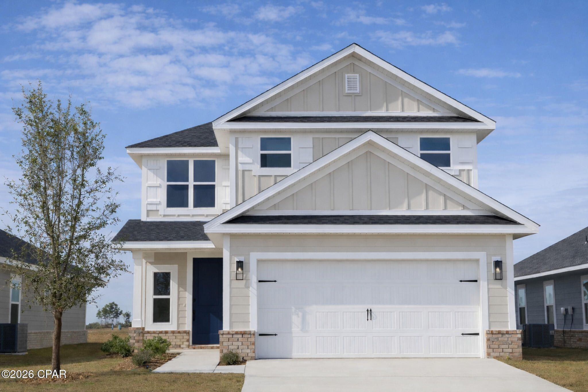 This home is under construction. Pics are of a like plan. Welcome to the grandeur and elegance of the 2525 floor plan, a stunning two-story home that exemplifies luxurious living. With 5 bedrooms and 3.5 baths, this residence offers an abundance of space for you and your family to thrive. As you step inside, you'll be greeted by a magnificent two-story foyer that sets the stage for the grandeur that awaits. The heart of the home is the breakfast-bar kitchen, which is both functional and visually stunning. Equipped with top-of-the-line appliances and spacious pantry storage, this kitchen is a chef's dream come true. The adjacent bay window dining nook is the perfect spot to savor your morning coffee or enjoy casual family meals while basking in the natural light streaming through the windows. The master suite is a true haven, boasting a generous layout and featuring an expansive walk-in closet that can accommodate even the most extensive wardrobe. The ensuite bathroom offers a tranquil escape with its luxurious fixtures, a soothing soaking tub, a linen closet, and dual vanities. The remaining bedrooms are located upstairs and provide ample space for family members or guests, ensuring everyone has their own private retreat. These rooms can be versatile and adapted to suit your needs, whether you prefer a dedicated home office, a hobby room, or a play area for the little ones. The 2525 floorplan combines thoughtful design, impeccable craftsmanship, and luxurious features to create a home that exceeds expectations. From the grand entryway to the well-appointed living spaces, every detail has been carefully considered to enhance your living experience. Like plan. Colors may be different than shown.