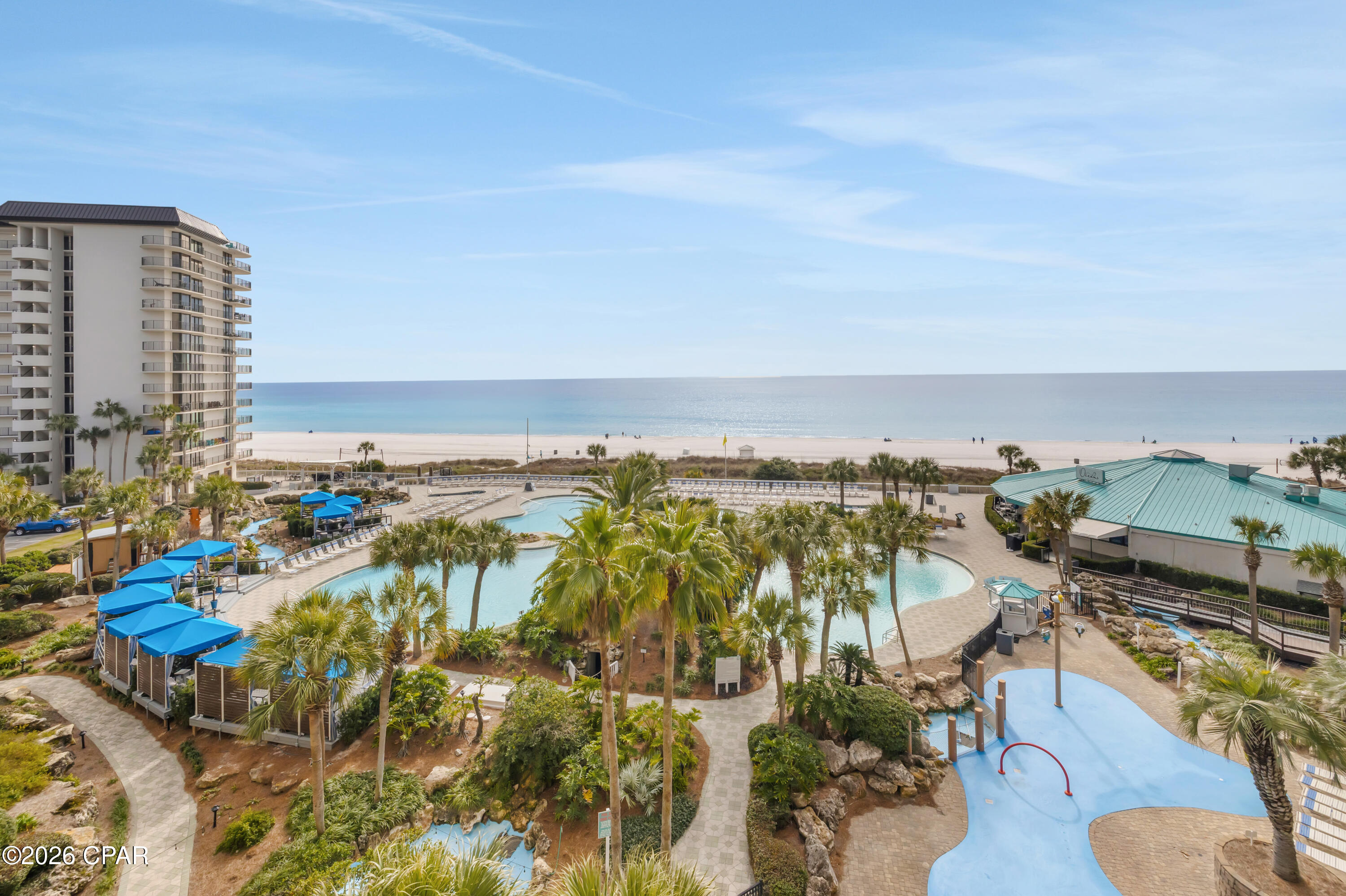 RIGHT IN THE MIDDLE OF IT ALL | FROM OVERVIEW TO EXPERIENCE | CONSISTENT SHORT-TERM RENTAL DEMAND | Edgewater Beach Resort Tower I Unit 508 is a two-bedroom, two-bathroom residence with a private balcony offering views of the Gulf and one of the resort's most popular pool areas. Positioned within Tower I, the unit benefits from a central orientation within the Edgewater Beach Resort complex, providing a balanced perspective of both the beachfront and interior amenities. | The floor plan accommodates up to seven guests and includes new kitchen appliances along with a recently replaced sliding glass door in the living area. Major mechanical updates include an HVAC system installed in 2021 and a water heater replaced in 2023, supporting long-term ownership and operational reliability. | For investors, the property generated approximately $48,000 in rental income in 2025, reflecting steady demand within one of Panama City Beach's most established resort communities. | Edgewater Beach Resort is centrally located near restaurants, shopping, and expanding local attractions. Recent additions include Dolly Parton's Pirates Voyage Dinner & Show, Topgolf, and McGuire's Irish Pub, with Tootsie's Orchid Lounge scheduled to open in 2026, reinforcing the area's continued growth. | This full-service resort offers 11 pools, six hot tubs, a nine-hole executive golf course, fitness center, tennis courts, pickleball courts, and multiple on-site dining options. HOA dues are $3,981.09 per quarter. | All information is deemed reliable but not guaranteed. Buyers should verify any details important to them.