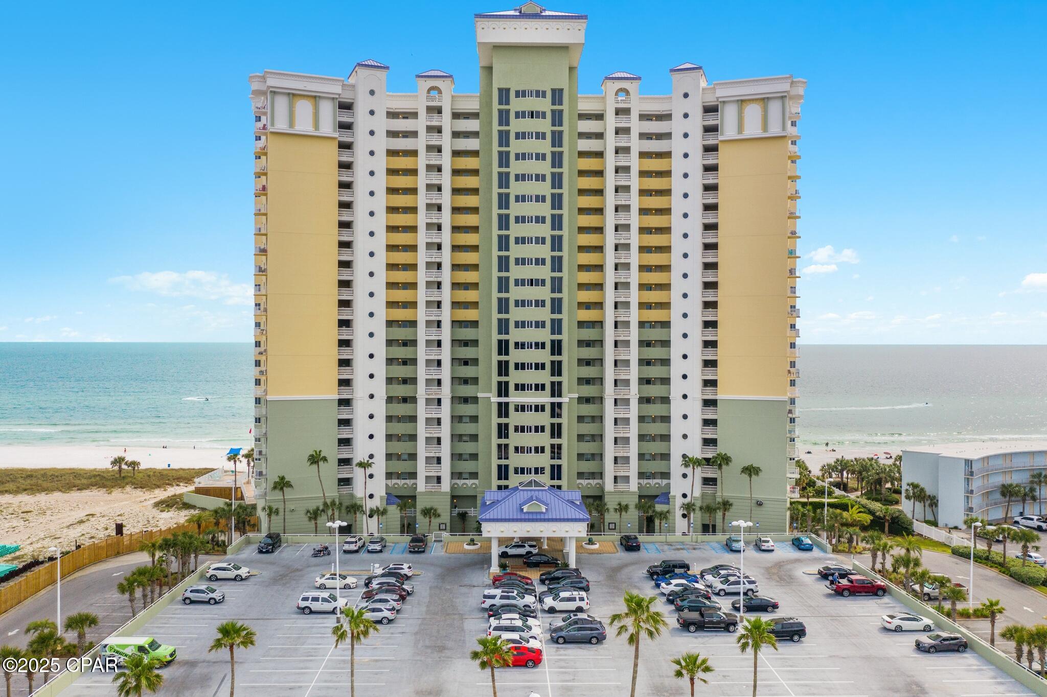 Gulf-front retreat at Boardwalk Beach Resort Condominium! This beautifully furnished 2 BR/2 BA condo on the 2nd floor offers stunning views of the sugar-white sands and emerald waters from your private balcony. Features include fully equipped kitchen, spacious master suite, with a gorgeous view of the Gulf and a private balcony access. Beautifully renovated with new open shelving, shiplap, and quartz countertops in the kitchen. New sinks, faucets, cabinetry, flooring, lights, fans, and refrigerator. Coastal furnishings and decor provide the ultimate luxurious beach experience with gorgeous views.  The condo is fully furnished and move-in or rental ready! Boardwalk is a premier resort with a resort-style pool, kids' splash zone, fitness center, beachfront bar & grill, and 24-hour security. Perfect for a vacation home or rental investment. . This is the condo you have been waiting for! Contemporary design along with Beach Coastal furnishings and decor provides the ultimate luxurious beach experience with gorgeous Gulf front views. Beautiful 2nd floor (NO WAITING ON ELEVATORS) has open shelving, shiplap, and quartz countertops in the kitchen boasting a spacious and very modern culinary experience!  Master bedroom has a gorgeous view of the Gulf as well with a private balcony access.