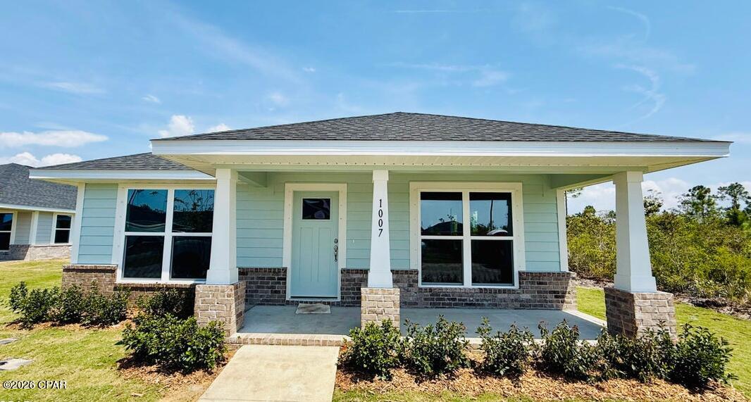 Welcome to 1007 Bayside Street! Built in 2025, this lovely new construction rental offers 3 bedrooms, 2 bathrooms, and a large driveway. The home features an open and airy floor plan with LVP flooring throughout and granite countertops, giving it a clean and modern feel.

Enjoy living in the East Bay community, a charming waterfront area that offers a peaceful small-community atmosphere while still being conveniently located near shopping, dining, and everyday essentials. Plus, it's less than a 20-minute drive to Tyndall Air Force Base! Pets allowed with deposit.