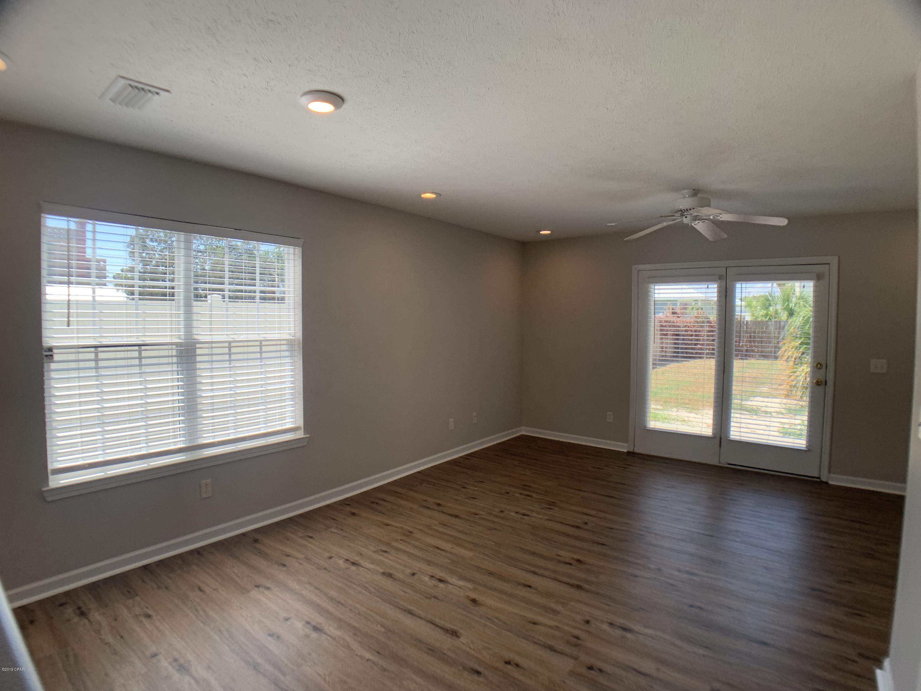 This unit is 2BR/2.5BA, single car garage, with a large fenced in back yard. First level includes your kitchen, living area, dining area, half bath, the living room includes a french door that leads into your fenced in backyard. Upstairs features 2 bedrooms each with on-suite bathrooms. The bedroom on the backside of the unit has a balcony overlooking backyard. Tenant will be responsible for electricity, water, cable/internet, back yard only yard maintenance. Landlord is responsible for trash and front yard maintenance. Potential tenants must complete application, credit check and background check. PETS ALLOWED with $500 non refundable pet fee. Pet restrictions.