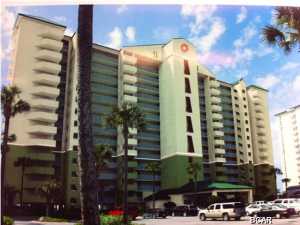 Dare to compare this Long Beach Resort one bedroom with bedroom overlooking the gulf and spacious curved private balcony. Updated furnishings and beautifully decorated. This unit is turnkey rental ready. Long Beach Resort features 1300 linear feet of gulf frontage which makes for lower density and less crowded beaches. Resort amenities include tropical lagoon style pool with waterfall, two additional pools, The Hangout bar and grill for poolside food and beverage service, on-site rental management services, security gated entrance.