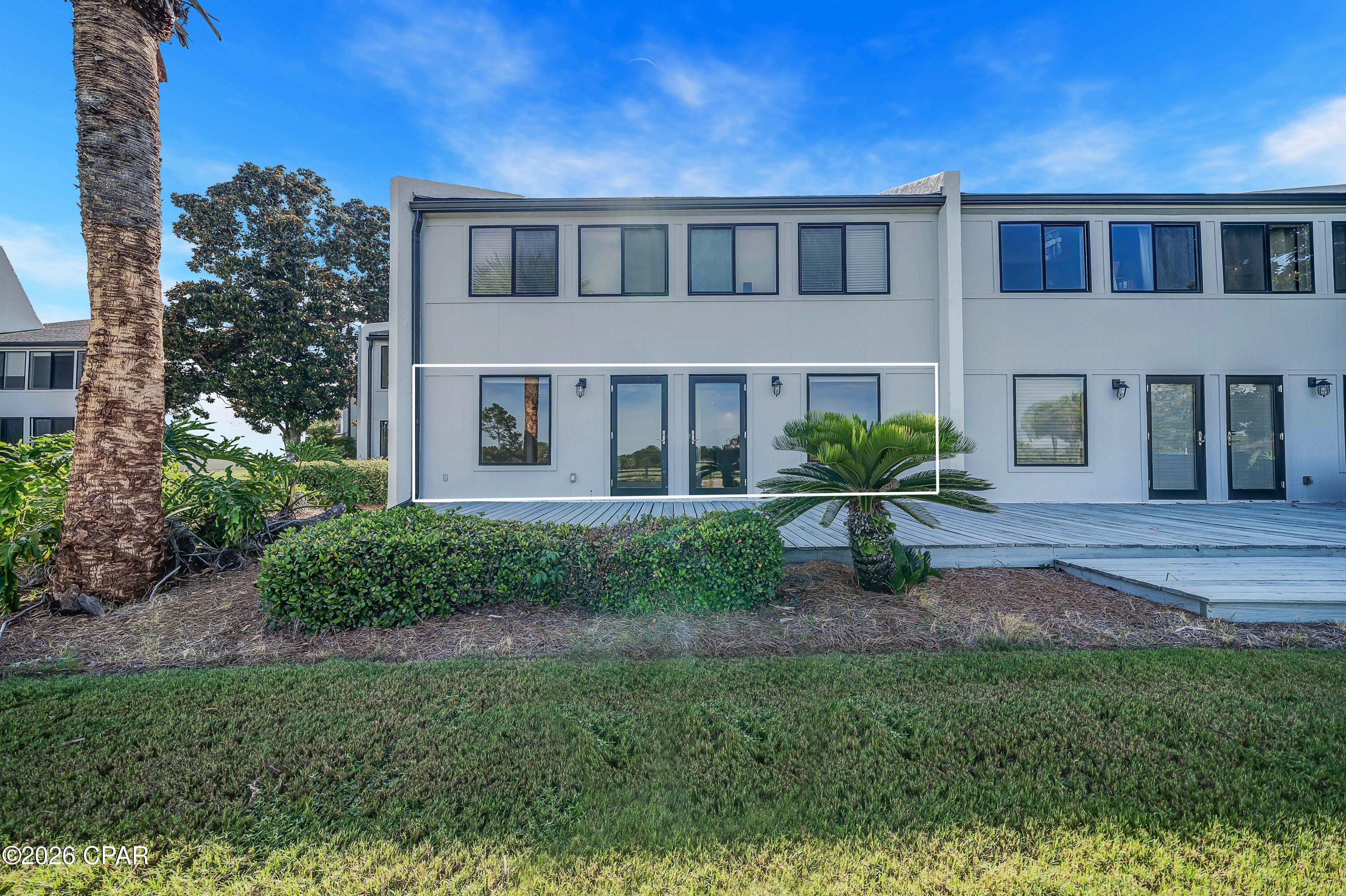 Seller financing available! Spacious GROUND FLOOR 1-bedroom Harbour Villa in the gated community of Bay Point! Relax on your private patio overlooking the golf course or take a short stroll across the street to the marina. This beautifully updated, like-new unit features a spacious bedroom plus a separate office, flex room, or bonus space. The full bathroom includes a walk-in shower, and the adjoining dressing area offers a vanity and additional sink for added convenience. Recent upgrades include new electrical and plumbing systems, tankless hot water heater, updated flooring cabinets, and an energy-efficient tankless water heater. Internet, water, and trash service are included in the hoa fees for easy living. Enjoy all the benefits of living in Bay Point, including a full-service marina, golf amenities, and on-site dining, all conveniently located near Panama City Beach attractions and the local Navy installation. Call today and make this your home, your home away from home or your next investment! Seller will consider owner financing with 20% down- call for details.