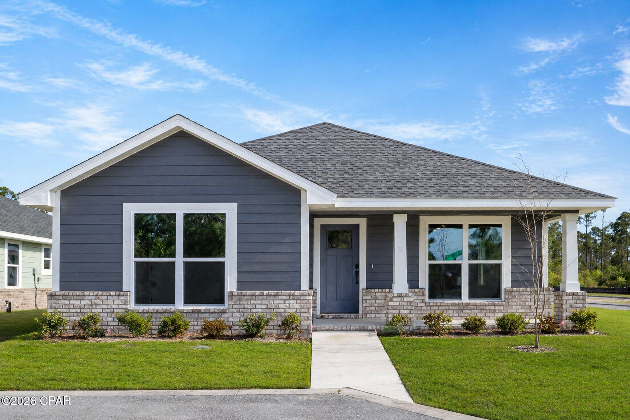 BAYFRONT COMMUNITY! LIMITED OFFER: Get a tiered rate: 2.99% (Year 1), 3.99% (Year 2), then 4.99% fixed for life. PLUS A MOVE IN PACKAGE &  COVERING CLOSING COST WITH PREFERRED LENDER! Come Experience The Difference with Adams Homes in this versatile family floorplan. Includes granite countertops, CoreTec Pro Plus flooring, a sprinkler system, and a rear-load two car garage. Enjoy Florida's great outdoors by calling this peaceful waterfront community home. From kayaking and fishing, to boating East Bay can accommodate it all. With beautiful intracoastal views this community is just 20 minutes from Tyndall AFB, 37 minutes to Mexico Beach, or a short boat ride to Shell Island.