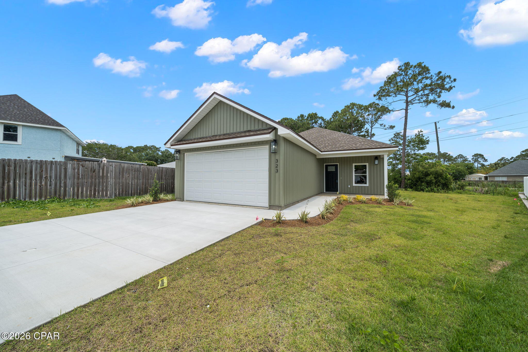 HIDDEN PINES, NEW CONSTRUCTION ! Don't miss this opportunity to live in a great ESTABLISHED BEACH NEIGHBORHOOD and enjoy all the benefits of a NEW HOME. 
This 4 bedroom, one level  COASTAL COTTAGE includes an OPEN FLOOR PLAN that makes it live large! The great room flows seamlessly into a family sized kitchen that offers high end black stainless appliances, solid counter tops and loads of cabinetry. 
The master bedroom is tucked into a quiet corner and includes a walk in closet and access to the covered back porch. 3 guests bedrooms, a guest bath and a spacious laundry room complete the floor plan.
The exterior offers a 2 car garage, sprinkler system and lots of room for a pool or storage building. 
New constructions allows you to have years of worry free living plus LOW INSURANCE RATES! 
NO HOA and NO Req Flood Insurance.
All this and only minutes to the NAVY BASE, PUBLIX and the white sandy Beaches!
PROFESSIONAL PHOTOS COMING SOON