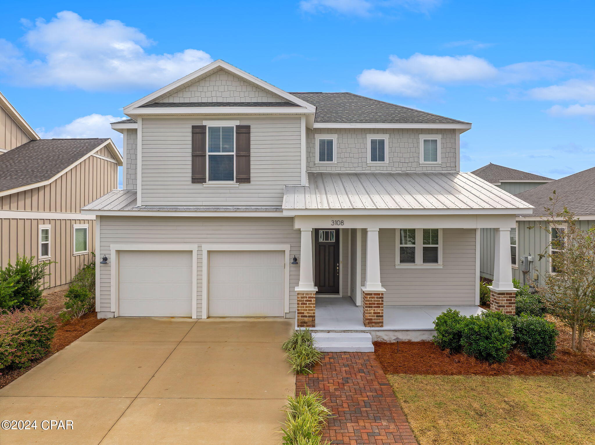 'CURRENTLY UNDER CONTRACT, SELLER WILL CONSIDER BACKUP OFFERS Assumable VA Loan at 2.5%!St. Vincent Floor Plan in SweetBay - Your Dream Home Awaits!

Discover modern living at its finest in this stunning St. Vincent floor plan located in the highly sought-after SweetBay community! This beautifully designed 3-bedroom, 2.5-bathroom home is perfect for families and anyone who loves an active lifestyle.

Enjoy the convenience of a spacious master suite on the first floor, providing comfort and accessibility. With two additional bedrooms and 2.5 bathrooms, there's plenty of room for everyone.

SweetBay offers an array of fantastic amenities, including two community pools, a basketball court, beach access, and a playground, making it easy to stay active and enjoy family fun. Plus, the highly regarded University Academy School is nearby, providing an excellent educational option for families.

This community is golf cart friendly, allowing you to explore the neighborhood and access local amenities with ease. For outdoor enthusiasts, enjoy fishing, kayaking, and paddle boarding just moments from your doorstep. Excitingly, a new Publix and Starbucks are set to open in 2025, both just blocks away, adding to the convenience of your new home!

The privacy-fenced backyard is your personal oasis, while the enclosed patio and covered porch offer ample space for outdoor entertaining or relaxing year-round. The attached 2-car garage not only provides secure parking but also serves as excellent storage or even a potential home gym--the possibilities are endless!

Don't miss your chance to make this wonderful property your home in SweetBay. Schedule your tour today!