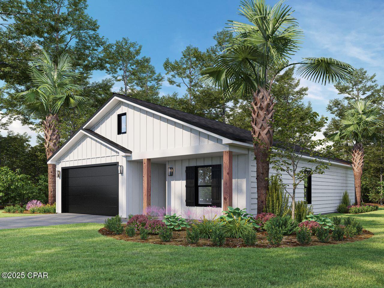 Located in desirable Sunny Hills Unit 1, this brand new luxury Horizon floor plan 3-bed, 2-bath home features 9 ft. ceilings, quartz countertops, tiled shower, and kitchen backsplash. Kitchen is styled with a trendy stainless, farmhouse apron-front sink, complete with commercial-style pull-down faucet. Premium vinyl plank flooring throughout (no carpet!), GE appliances, and soft-close shaker cabinets with black matte cabinet pulls, not to mention energy-efficient windows. Complimentary exterior colors offer maximum curb appeal. In this location, besides our own beautiful and popular Boat Lake Swimming & Recreation Park, County Library, Wilder Skate Park, plus so many fishing lakes and ponds, you will have easy access via newly 4-laned Hwy 77 to PC, PCB, with our gorgeous emerald green waters and white-sand beaches, Chipley and I-10 to the north by 20 minutes, and all the very best the Florida Panhandle has to offer. Please call your favorite Realtor right now to tour this well-built, high quality home. It's not going to last! (** Note: photos are renderings **)