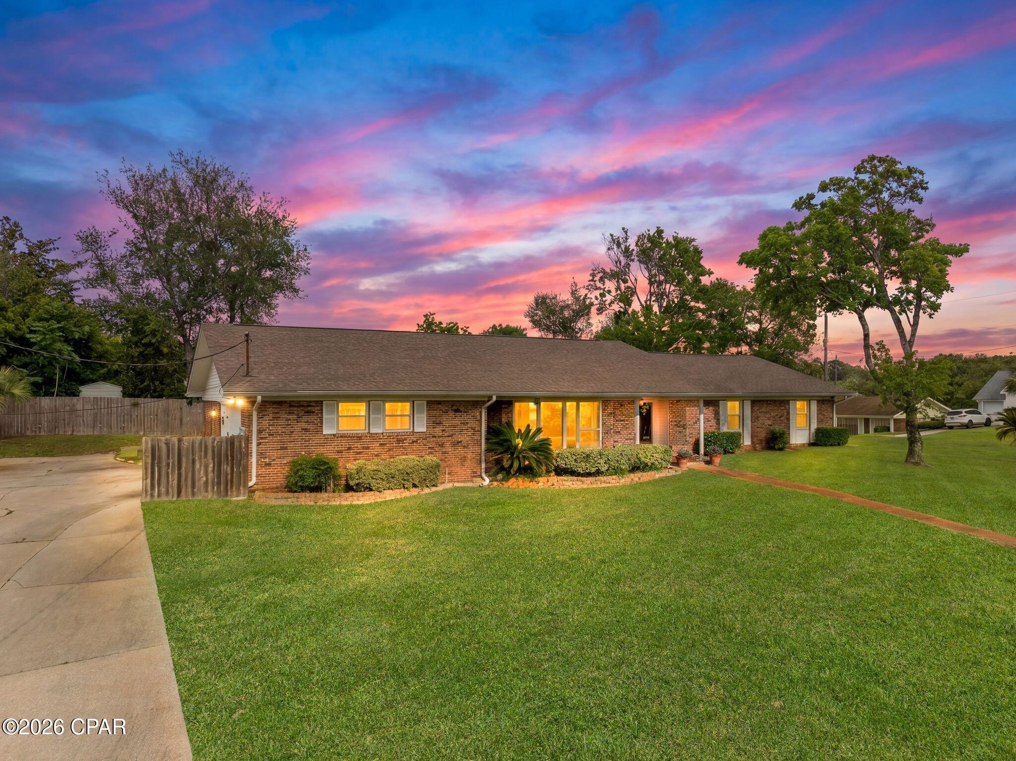 NEWLY PRICED TO SELL IMMEDIATELY! Perfectly situated on the highly desirable West End of Panama City Beach, this exceptional home offers the absolute BEST VALUE PER SQUARE FOOT in the entire neighborhood! Sitting on a massive 0.45-acre corner lot with NO HOA and SHORT-TERM RENTAL approved, this 4-bedroom, 2.5-bathroom all-brick ranch comes beautifully furnished with all main decor included, making it an incredible turnkey find for savvy investors and families alike.

Step inside to a massive great room-an expansive central hub that flows seamlessly into a bright, modern kitchen featuring newer appliances, premium finishes, and plenty of dining space. The inclusion of the beautiful furnishings offers a fantastic, cost-saving head start for an immediate vacation rental or a completely move-in ready residence. If four bedrooms aren't enough, the large 16x16 bonus flex room provides endless versatility to serve as a home office, kids playroom, or a media theater.

Major structural upgrades offer total peace of mind, including a 2018 roof, a mix of high-impact rated windows, solar-tinted glass for maximum energy efficiency, and a garage that has been upgraded with a dedicated mini-split AC to create the perfect climate-controlled workshop. Nestled safely in preferred Flood Zone X, this property is just a quick golf cart ride from the beach, around the corner from a RARE coastal dune lake and community playground. Located only one mile from the premier dining and shopping at Pier Park. This property delivers the rare space, versatility, and cash-flow potential that is nearly impossible to find in the heart of PCB. 

Come check it out before the seller decides to tap into this home's rental potential! 

*Buyer to verify all information and measurements deemed important.