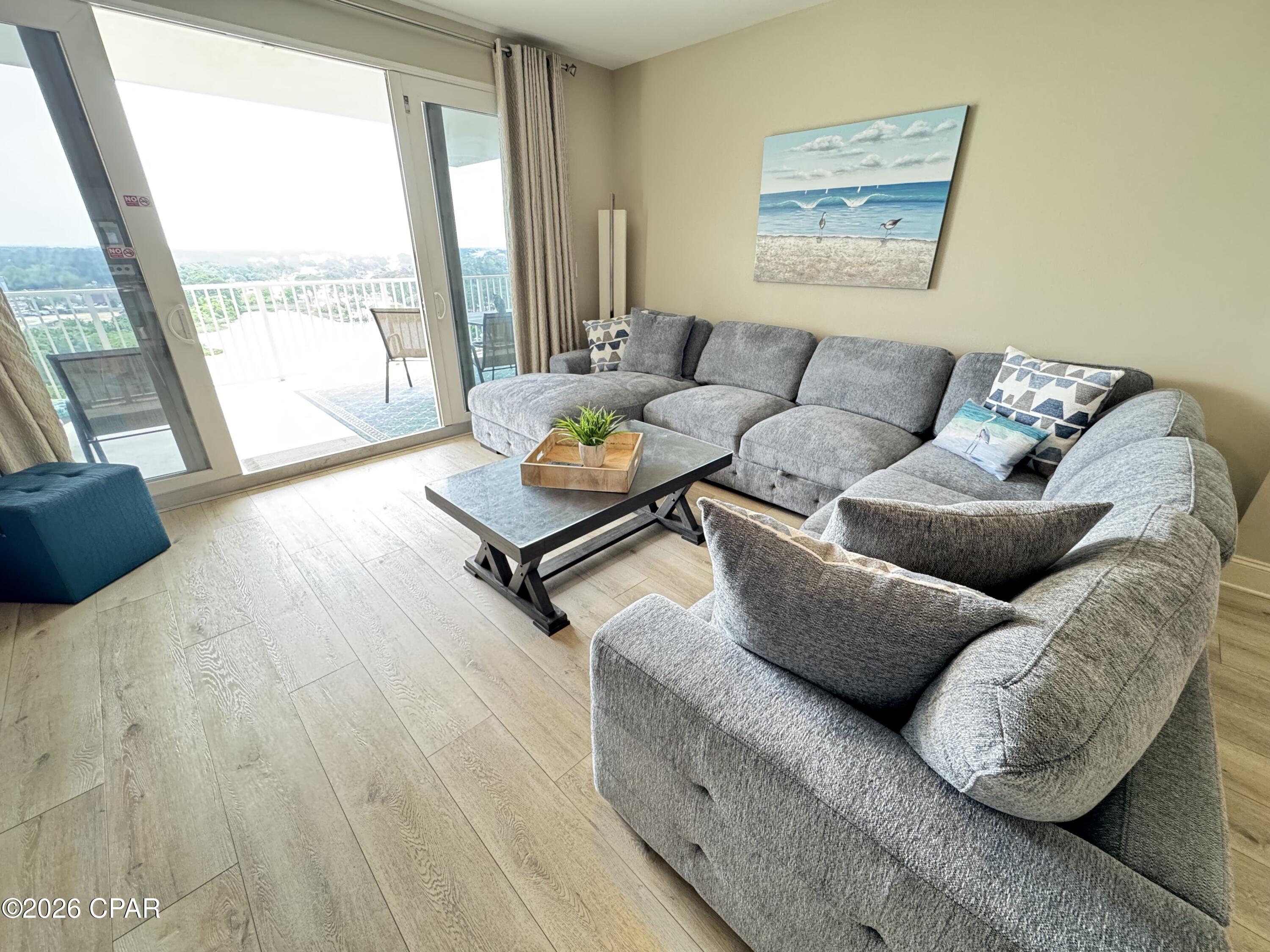 Welcome to Laketown Wharf 1233

Experience the pinnacle of modern coastal living in this fully renovated condo. Thoughtfully designed with brand-new flooring, freshly painted interiors, and updated lighting fixtures, this condo offers a clean, fresh, and sophisticated ambiance.

Boasting three king-size bedrooms, three full baths, and a sleeper sofa, this spacious condo comfortably accommodates up to 10 guests, making it perfect for family vacations or group getaways. The kitchen is equipped with a new refrigerator and stove, ready for you to prepare memorable meals, while all-new TVs throughout ensure entertainment is always within reach.

Whether you're relaxing after a day at the beach or hosting friends, this stylish retreat has everything you need for a perfect escape.

The Ultimate Turnkey Property

This condo is more than just a vacation retreat--it's a savvy investment opportunity. Located in the heart of Panama City Beach, Laketown Wharf Resort offers unparalleled amenities that attract guests year-round:

• Five sparkling pools and two hot tubs to unwind.
 • A fully equipped fitness center.
 • Private beach access and covered parking.
 • A dazzling nightly light show for a magical experience.
 • On-site dining with five restaurants, market shops, and a stylish poolside bar.
         .       810 Billiards & Bowling 

        Whether you're seeking a second home or a high-performing rental property, this condo is the perfect choice for comfort, convenience, and investment potential.

Come discover why Laketown Wharf 1233 is the ultimate destination for beachfront luxury!