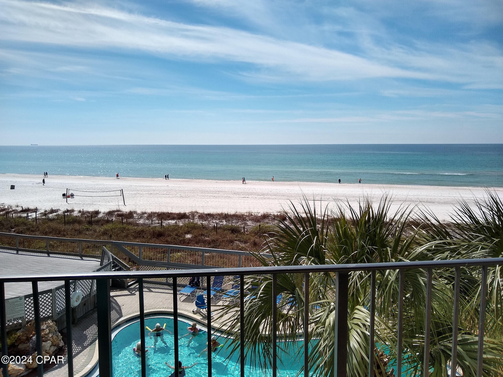 JUST REMODELED! ALL TILE AND LVP THROUGHOUT. This unit has great views from West to East, with year-round sunset views from the balcony. It has a washer/dryer and two luxury ensuite bedrooms, one with a private bathroom complete with huge walk-in shower. The well-stocked kitchen has a stainless steel stove, solid surface counters, and tile floors throughout. A RENTAL BEAST, AND HAS GROSSED OVER $69,000 IN A YEAR. GUESTS LOVE THAT THEY CAN USE THE STAIRS RATHER THAN WAIT ON AN ELEVATOR. This is the only property around with this level of amenities. It has a spectacular amenities to include: Incredible/huge beach 11 pools including the huge lagoon pool (incl. heated pool at Tower II) 4 hot tubs (incl. one at Tower II) Salon & Spa (481 Richard Jackson Blvd., in The Shoppes at Edgewater) Ballrooms, conference center and meeting facilities 9 hole executive golf course Golf pro shop Basketball hoop Beach volleyball nets  splash pad Oceans full service restaurant Edgies beach store 10 lighted tennis courts, 3 Pickle ball courts, and 10 shuffleboard courts Fitness center with workout classes and gift shop Beach Bonfires with ukulele  Eat Free deals ~ Hermit Crab Races ~ Photo Scavenger Hunts Sound of the Conch Sunsets Free tram service to get around the resort Sun decks Dive in Movies Steel Drums ~ Poolside DJs ~ Karaoke ~ Polynesian Fire Dancers Ballroom and conference center * Linens and owner closet contents do not convey.