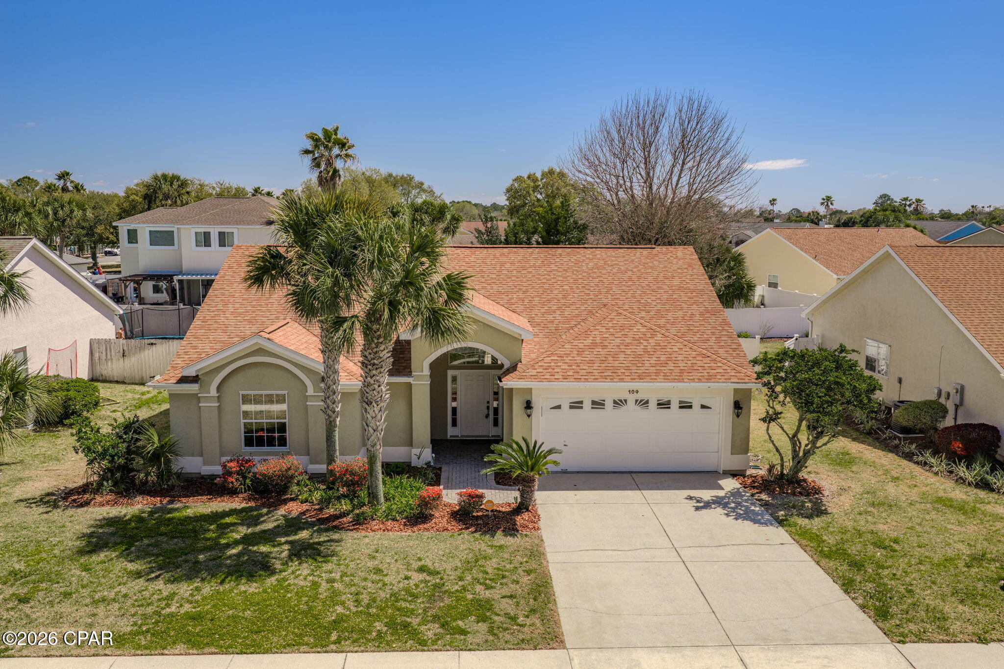 Experience coastal living at its finest in this beautifully maintained 3-bedroom, 2-bath home with a spacious bonus room, located just minutes from the beach. Designed with comfort and style in mind, this home offers an open layout that is perfect for both everyday living and entertaining.

The thoughtfully designed floor plan features generous living spaces, well-appointed bedrooms, and a versatile bonus room that can easily serve as a home office, media room, or guest retreat. The kitchen flows seamlessly into the main living area with gas fireplace, creating an inviting space to gather with family and friends.  The home also boasts a large dining area off the kitchen and laundry room with new washer and dryer. The home features a new A/C unit, roof, garage door, fence, and carpet as well.

Step outside and enjoy the relaxed coastal lifestyle with a fully fenced large backyard and patio area with retractable awning and room for a pool.  The beach is just a short walk or golf cart ride away! 

The community of Summerwood is family friendly with sidewalks and a community pool.  It's conveniently located approximately 1 mile from Pier Park where you can enjoy shopping, dining, and entertainment making this home the perfect blend of location and lifestyle.

Concessions available.