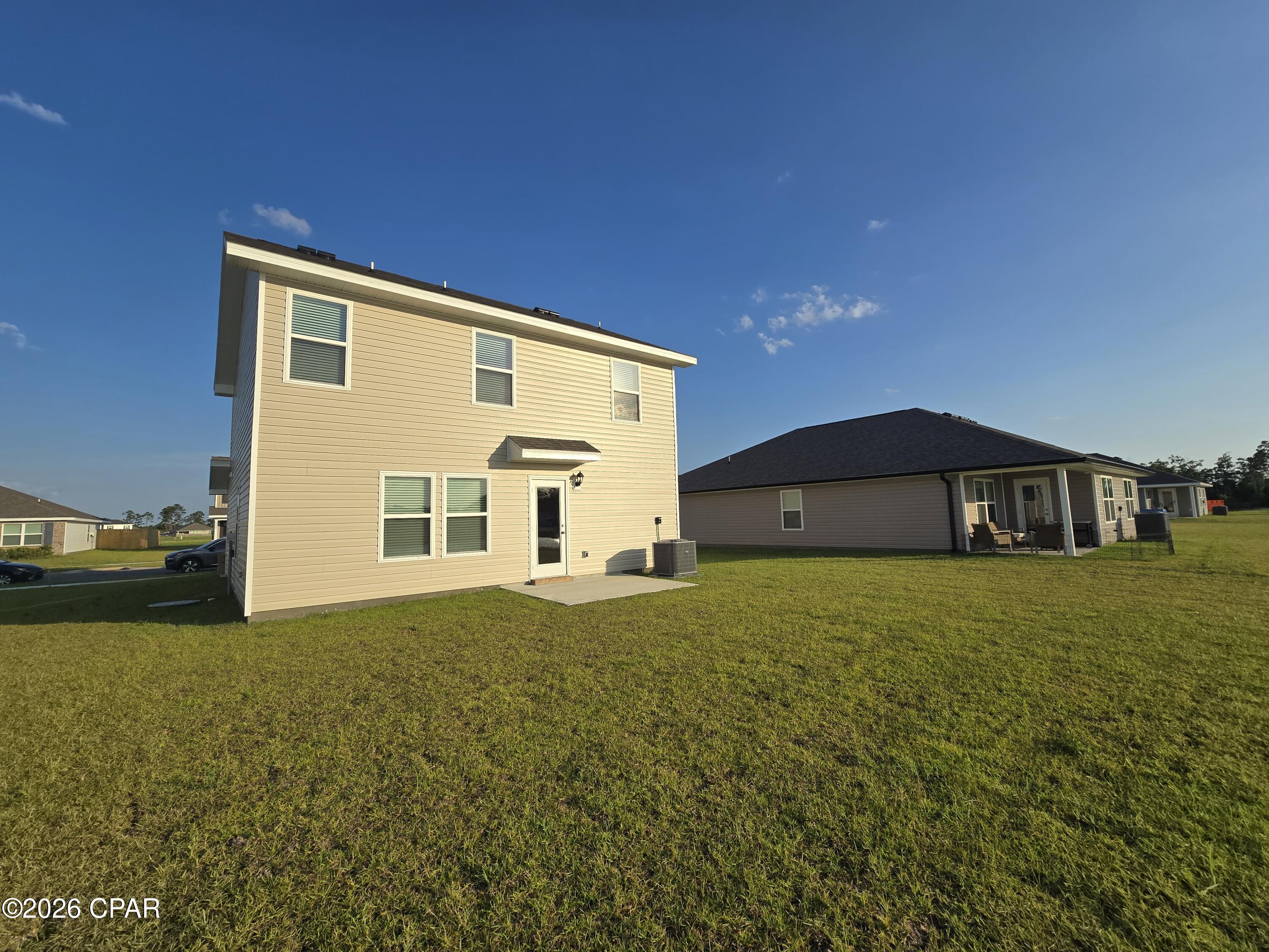 The Taylor at Hodges Bayou Plantation is a spacious 2-story home with 4 bedrooms, 2.5 bathrooms, and 1,722 square feet of comfortable living space, plus a two-car garage. The open-concept layout features a bright kitchen, dining, and living area with stainless-steel appliances, quartz countertops, and ivory soft-close cabinets. A covered porch, brick front, and vinyl siding add curb appeal, while the fully sodded yard and flower beds complete the welcoming exterior.

Upstairs, all bedrooms, full bathrooms, and the laundry room are conveniently located together. The primary suite offers a large walk-in closet, dual quartz vanity, and a private shower-only bath, while the additional bedrooms have generous closet space and share a well-designed full bath. 

This home is a must-see, and with peaceful water views, you can enjoy your coffee in tranquility on the back porch each morning.
