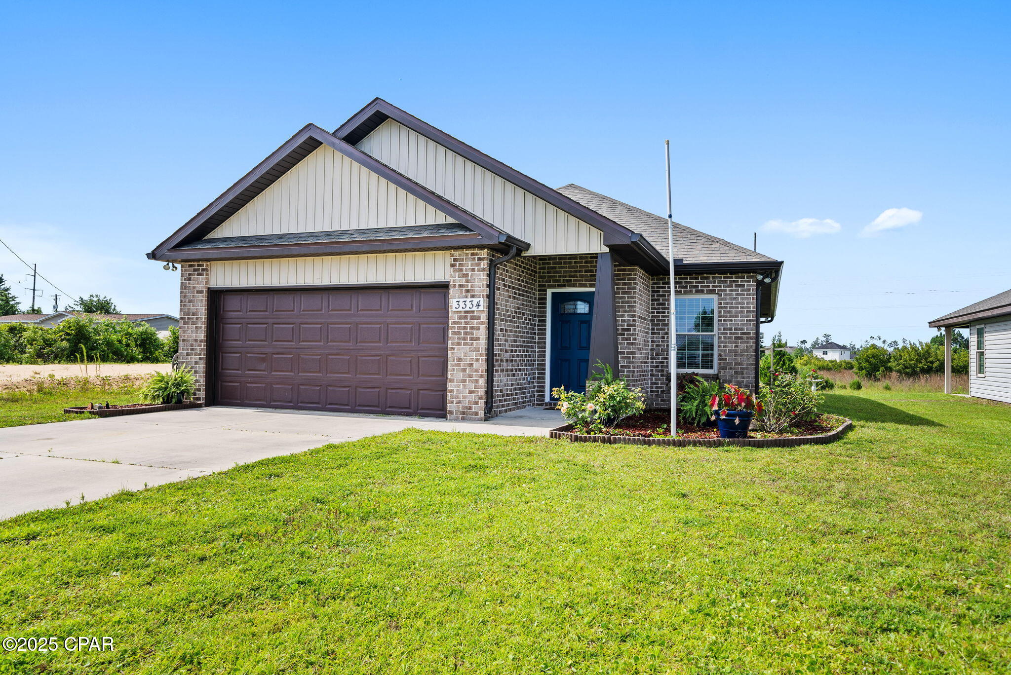 Built in 2018, this beautifully maintained 4 bedroom, 2 bathroom home offers just under 1800 sq ft of modern living with LVP flooring, new carpet in the primary bedroom and custom accent walls throughout. The open layout is filled with natural light, perfect for everyday comfort or entertaining.

Enjoy a low maintenance yard, underground utilities and a convenient location close to schools, shopping, the beach and Tyndall Air force Base!