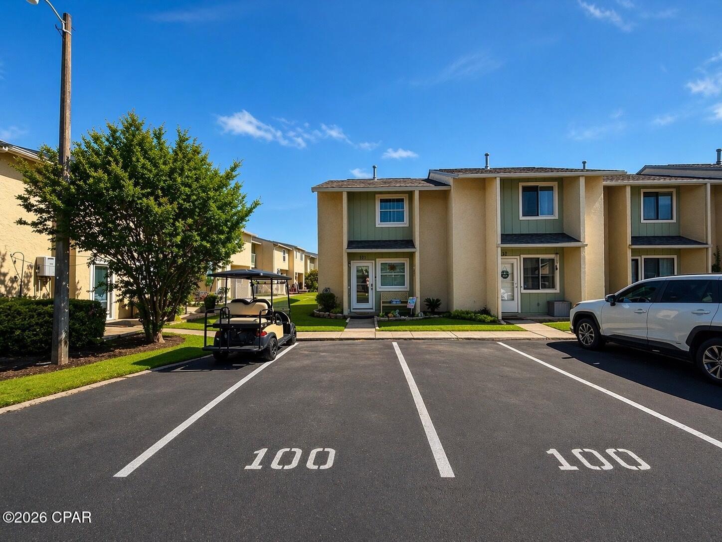 Perfectly positioned in Gulf Highlands, this well-located townhome offers the flexibility buyers are looking for ideal as a primary residence, second home, or short-term rental opportunity to help offset ownership expenses. Enjoy a low maintenance lifestyle in one of Panama City Beach's most amenity rich gated communities.

Residents and guests enjoy access to 11 pools, tennis courts, fitness facilities, and a golf cart-friendly community designed for easy coastal living. Best of all, the beach is just a short walk or golf cart ride away with beach access just across Front Beach Road.

Inside this townhome, you'll find a comfortable and functional layout perfect for everyday living or vacation use. Whether you're seeking convenience, value, or a place to enjoy the beach lifestyle, this property checks all the boxes.

Located near shopping, dining, entertainment, and all that Panama City Beach has to offer, this is a smart option for those wanting versatility and location. Golf cart may be negotiable with an acceptable offer.