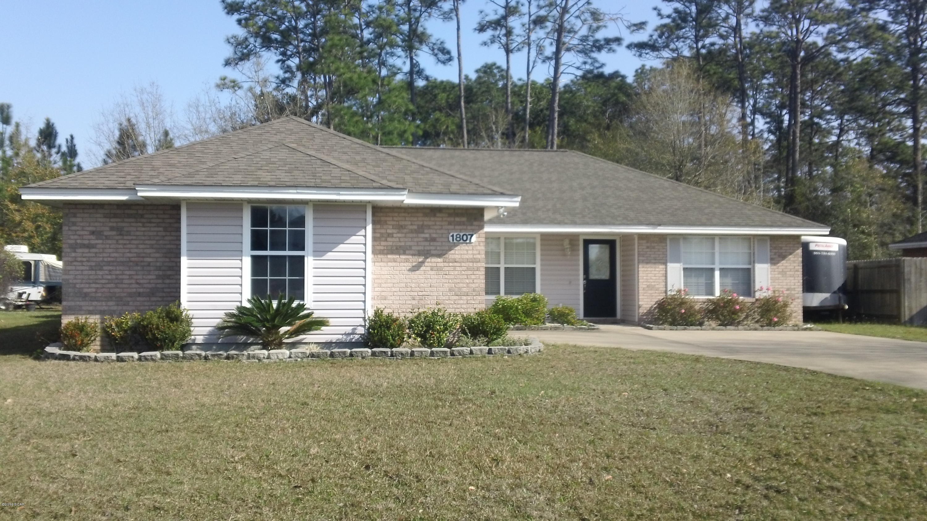 3 bedroom 2 bath home located in Britton Woods subdivision. Fenced back yard with screened enclosure. All property sizes and ages are approximate, please measure and/or verify if important. 

School assignments are subject to change, please check with Bay County for most accurate information.

Deposit is the same as the rent.

Pets allowed with owner approval and NON REFUNDABLE pet fee applies per pet.  Breed restrictions apply.