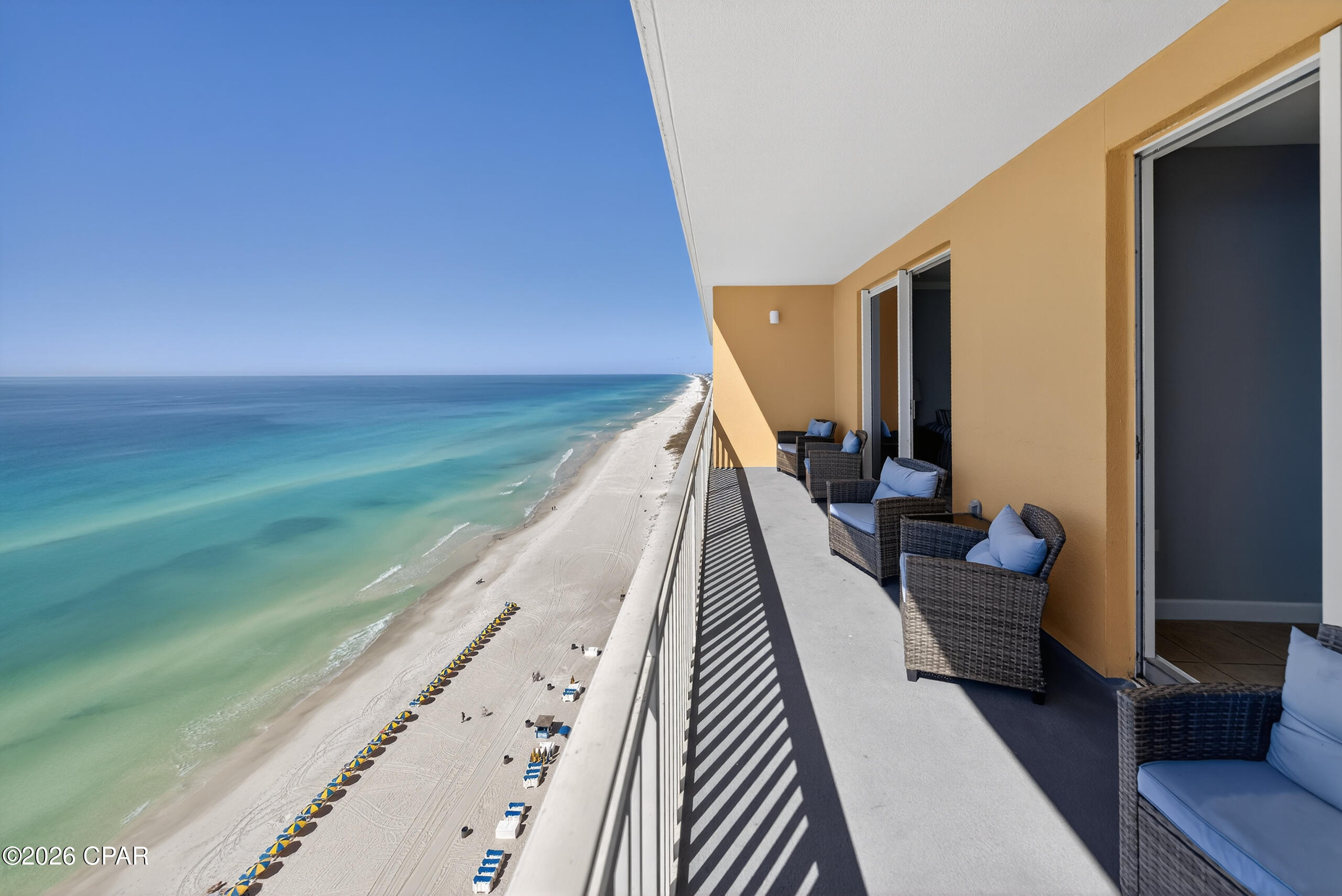 PRICED TO SELL! Welcome to Splash Resort is one of the most sought-after family-focused beachfront resorts in Panama City Beach. If you are searching for a Gulf-front condo that returning families and guests love year after year, this is the one. This turn-key ''Beachcomber'' floor plan with 2 bedrooms, 2 baths plus bunk room this condo offers a rare layout with a Gulf-front primary bedroom, allowing you to wake up to breathtaking views of the emerald waters and step directly onto the private balcony. The spacious primary suite features a large bath and direct balcony access, creating the perfect coastal retreat for owners and vacationing guests alike. Known for its unforgettable family experience, Splash Resort delivers amenities that keep guests coming back every season. Families and kids of all ages enjoy the interactive beachfront water park, complete with splash pads, water slides, and a lazy river, while adults can unwind in the adults-only pool and Jacuzzi, overlooking the Gulf. Additional highlights include a state-of-the-art fitness center with stunning Gulf views and over 400 feet of sugar-white sand beach just steps away.

With its proven rental appeal, unbeatable amenities, and direct beachfront location, Unit 1703W offers the perfect opportunity to own a fun-filled coastal getaway and income-producing investment on the Emerald Coast.
