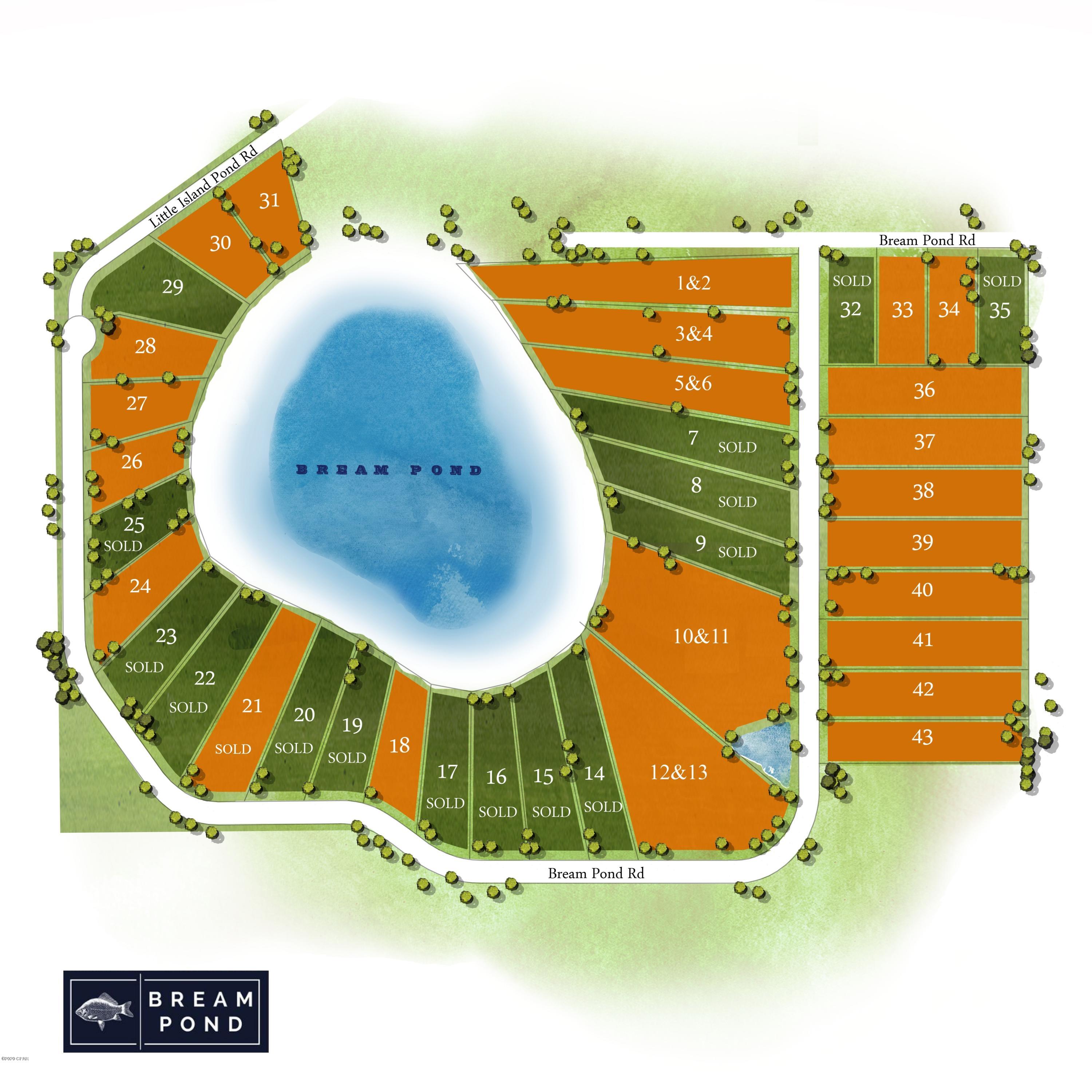 Bream Pond - Land