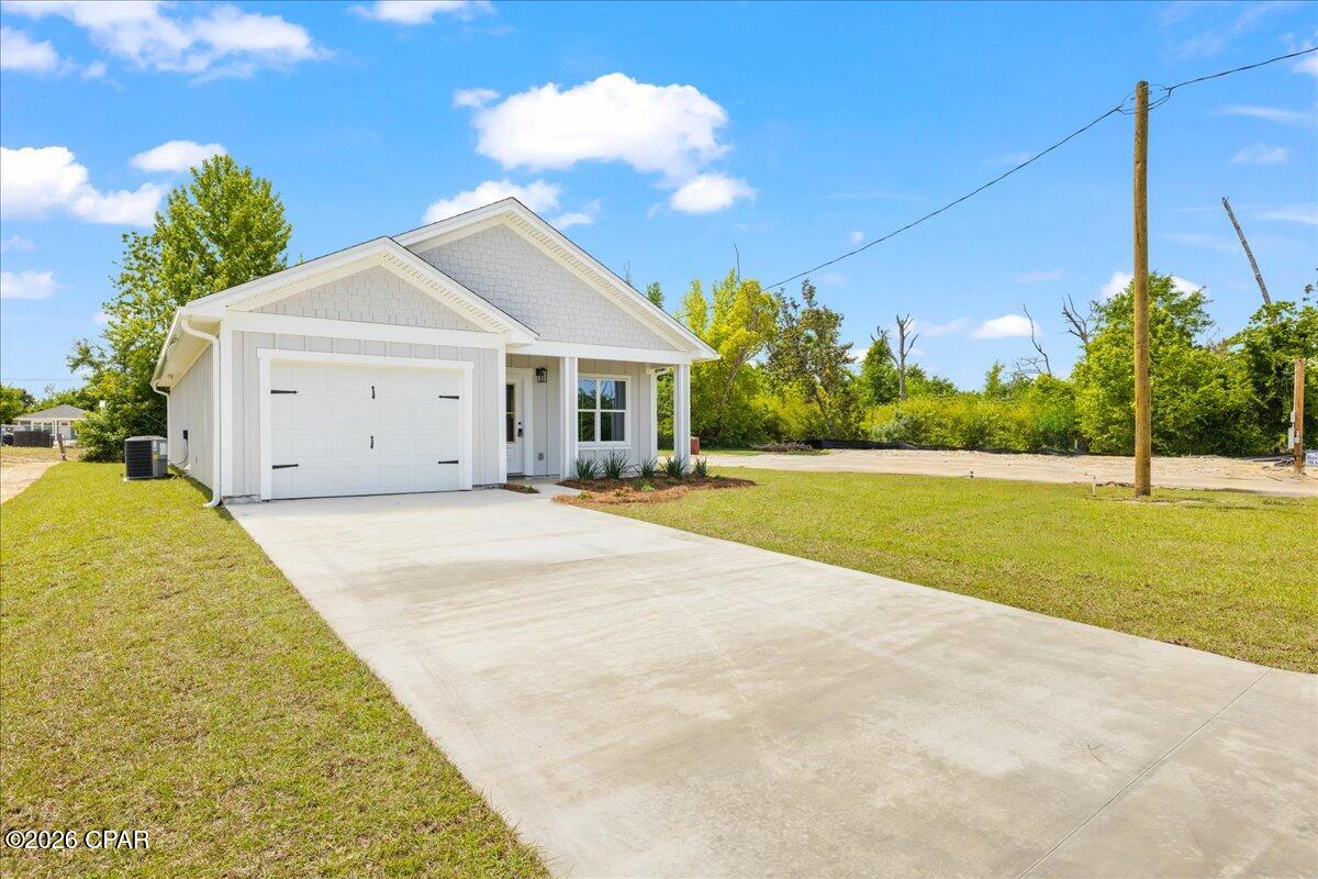 Welcome home to this beautiful new construction, never lived in and ready for you to make it your own!
 
This charming 3 bedroom, 2 bath home with a 1 car garage is perfect for first-time buyers looking for comfort, style, and low maintenance living.

The exterior features durable Hardie siding, giving you peace of mind and easy upkeep. Inside, you'll love the thoughtful upgrades, including sound-dampening insulation in all interior walls for a quieter, more relaxing space.

The living room is a true standout, featuring a stunning cathedral ceiling with exposed wood beams that adds warmth and character while making the space feel open and inviting. 

The kitchen offers quartz countertops, stainless steel appliances, and a spacious pantry conveniently located just off the hallway, perfect for everyday living. There is also an option to have an Island not shown in photos.

The primary suite includes a large walk-in closet and a double vanity in the bathroom, giving you plenty of room to get ready and stay organized.

With modern finishes, smart design, and move-in ready convenience, this home is an ideal place to start your homeownership journey. 

Come see it today!