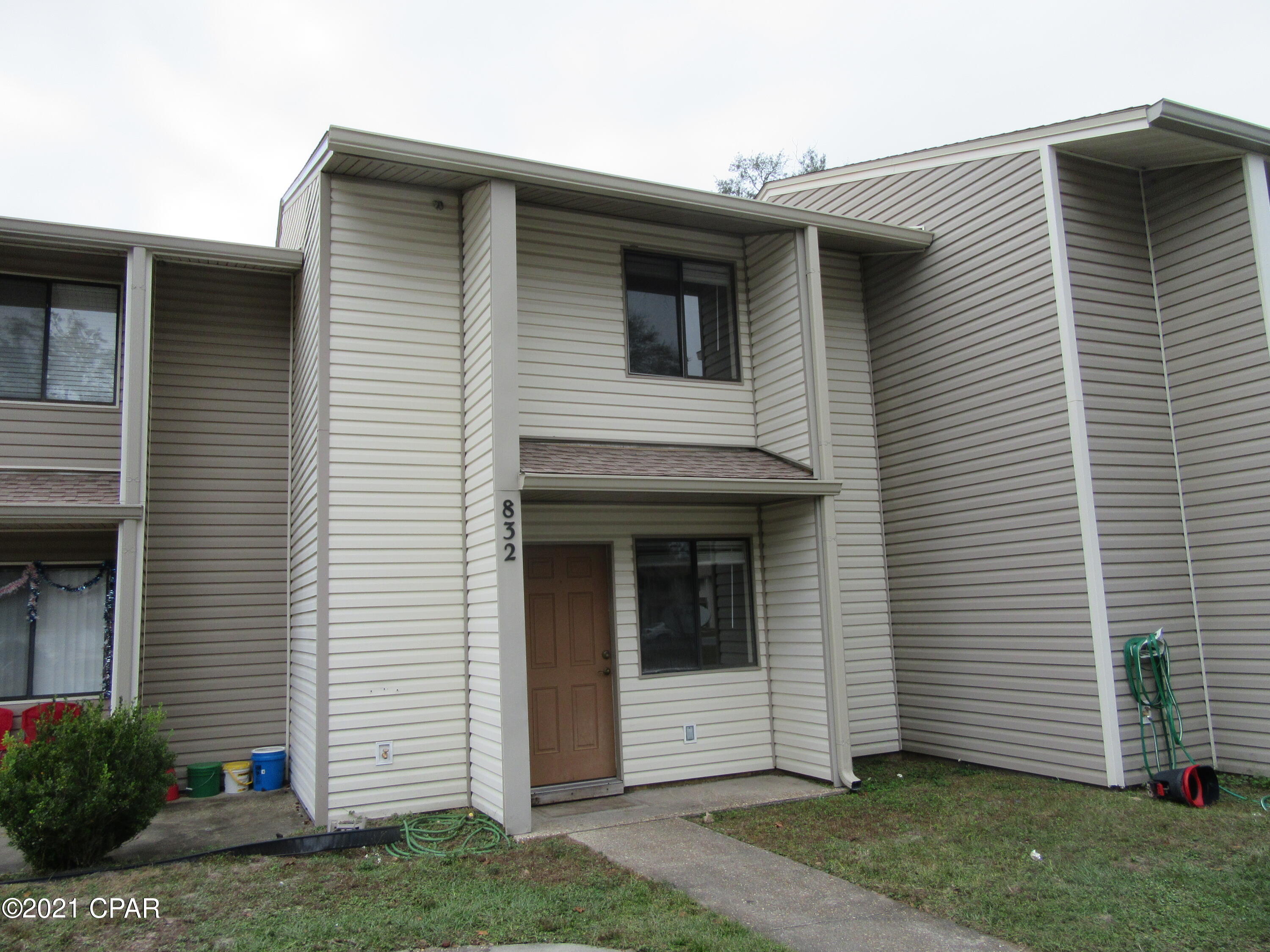 Very attractive 2 bedroom 1.5 bath 2 story townhouse within minutes of Tyndall AFB, shopping, dining, and schools. This town home features a laundry room, breakfast bar, half bath downstairs with tile and carpet throughout. All property sizes and ages are approximate, please measure and/or verify if important. School assignments are subject to change, please check with Bay County for most accurate information. Deposit is the same as one month's rent. Pets allowed with owner approval and a $250.00 NON-REFUNDABLE pet fee applies per pet. Breed restrictions apply.