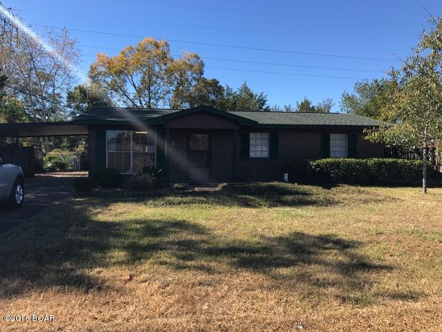 Single family home with fireplace, laundry room, hardwood and tile flooring, 2 car carport, fenced yard, and storage shed/workshop in the backyard.



Home has gas heater and well water for yard.
