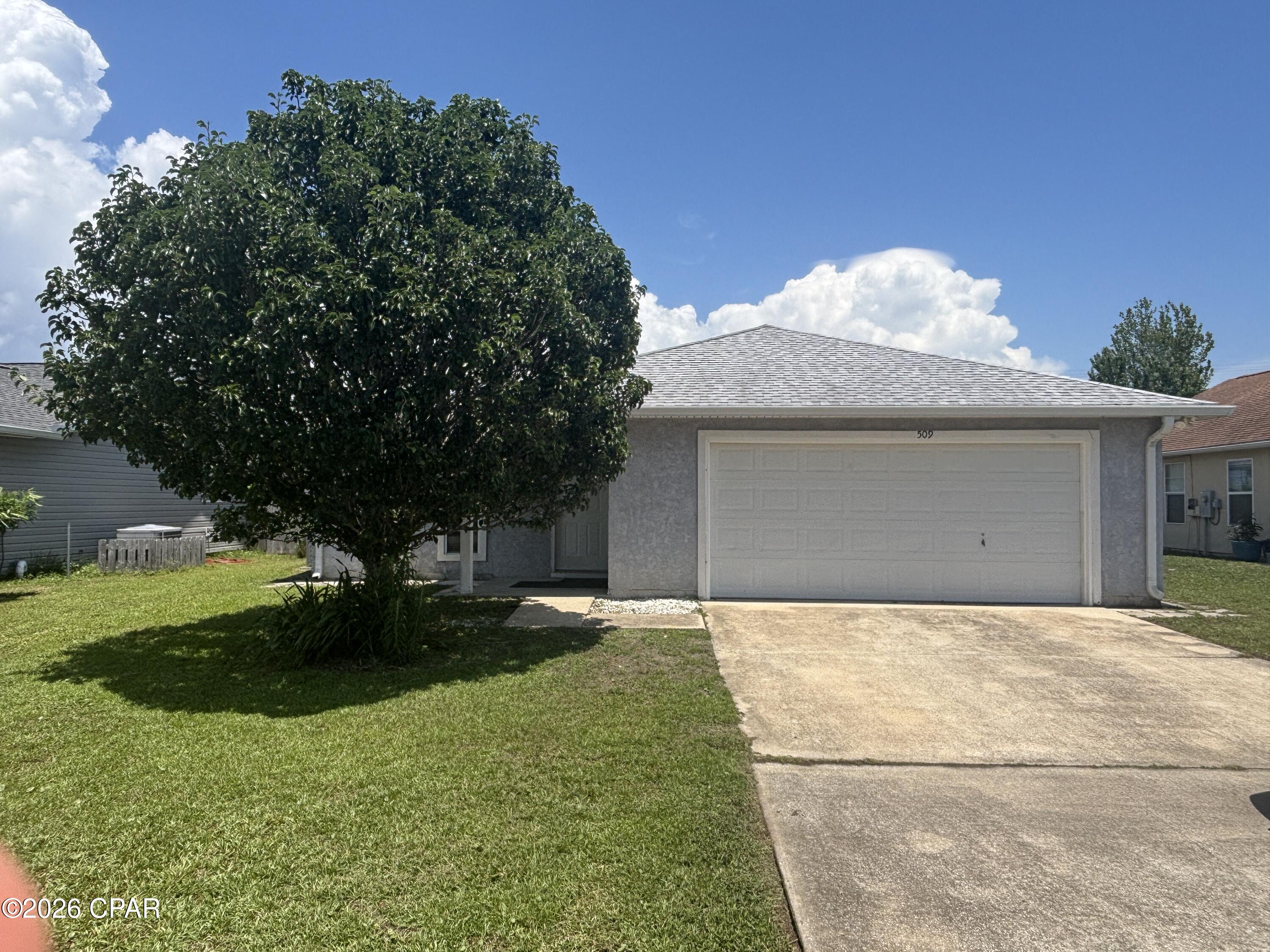 Welcome to 509 Phillips Ct, a charming 3-bedroom, 2-bathroom home located in Panama City, FL. This property boasts new flooring.  Appliances 1 year old.  Home has a modern and efficient living experience. The home is meticulously maintained, offering a neat and clean environment that is ready for you to move in and make your own. For those with pets, you'll be pleased to know that they are welcome, subject to owner approval with $500 non refundable pet fee. The property also features a privacy fenced yard, providing a secure and private outdoor space for relaxation or entertainment. Its location is a notable advantage, being in close proximity to restaurants, shopping, and TAFB. Experience the perfect blend of comfort, convenience, and modern living at 509 Phillips Ct.