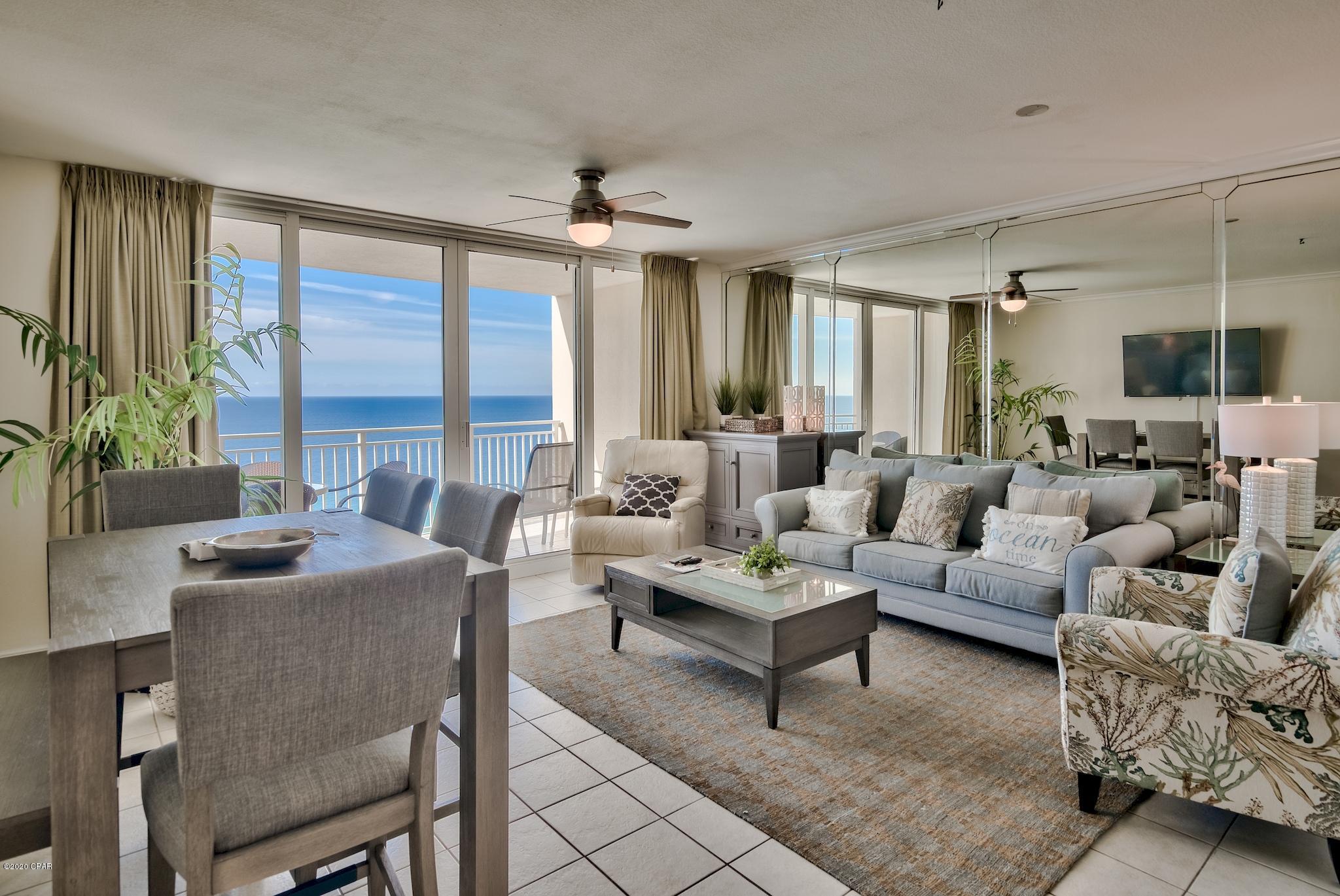 **72 Hour Kick Out Clause in Place ** Relax and renew. Fun in the sun. Either way, you will find the perfect balance when you stay and play at unit 2226 at Emerald Beach Resort in Panama City Beach. Professionally decorated, the Seller just invested over $20,000 in upgrades! This condo has a GULF FRONT living room with direct access to the balcony with AMAZING views! The beautiful kitchen has everything you need and comes with updated stainless steel appliances. The kids will love the bunk beds! For extra sleeping, guest can utilize the living room sleeper sofa. Every convenience has been considered, including a washer and dryer, a lagoon pool with a children's water feature, a poolside tiki bar, fitness center, free WiFi, parking garage and Starbucks® on-site.