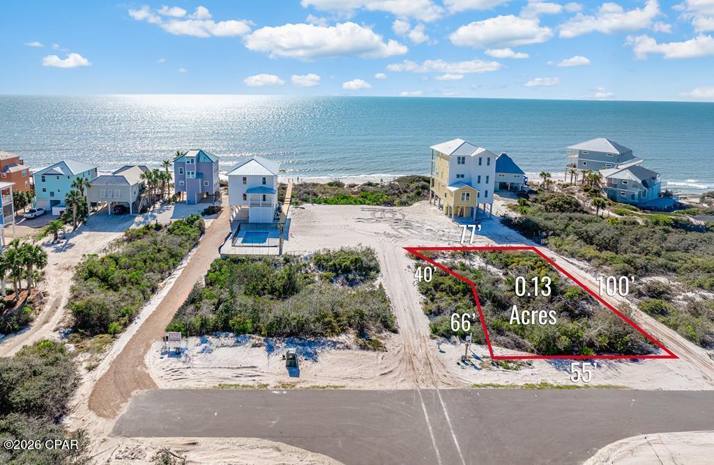 GULF VIEW - 1ST TIER HOMESITE ON NORTH CAPE! Great price in a beautiful gulf-front neighborhood, Planter's Cove, located on the coveted western-facing beach on Cape San Blas. Enjoy our famous sunsets over the Gulf from this 1st tier homesite. Step right onto the Loggerhead Trails bike path, offering an easy, scenic walk or bike ride to Scallop Cove for one-stop shopping and coastal conveniences. You can also bike straight into St. Joe Peninsula State Park, home to the beach named #1 Beach in America, for miles of pristine shoreline, nature trails, and outdoor adventure. Planter's Cove is your entry to Florida living at its finest, with no timeline to build. Conveniently located near the boat ramp at Eagle Harbor in the state park, as well as shopping and dining in Port St. Joe and Apalachicola.