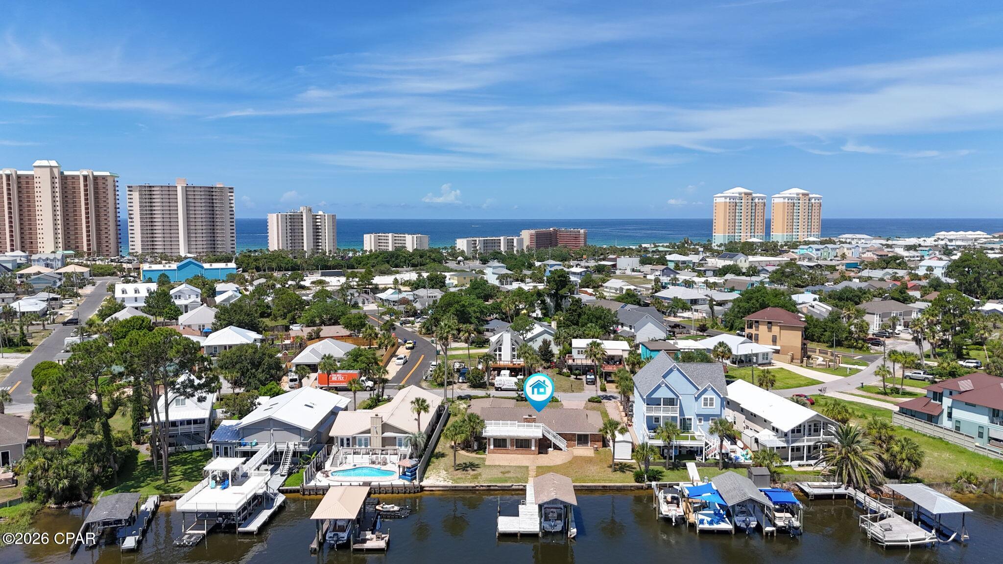 Rare opportunity to own a double waterfront lot on South Lagoon with approximately 100 feet of deep-water frontage and Gulf access. Opportunities like this are becoming increasingly difficult to find, especially with the flexibility and potential this property offers.

The true value is in the land. Situated on two lots, this property offers the potential to renovate, rebuild, or redevelop. Per the county, the existing residence may be removed and the lots split, creating a unique opportunity for investors, builders, or those looking to create a custom waterfront estate.

Enjoy direct waterfront access with an existing boat dock, boathouse with electric lift, and deep-water access suitable for a variety of boating needs. With its prime South Lagoon location, expansive waterfront frontage, and development potential.

Bring all offers. Opportunities to acquire a double waterfront lot with Gulf access in this location are rare. There is a home currently on the property. Home demolition to be performed by buyer.