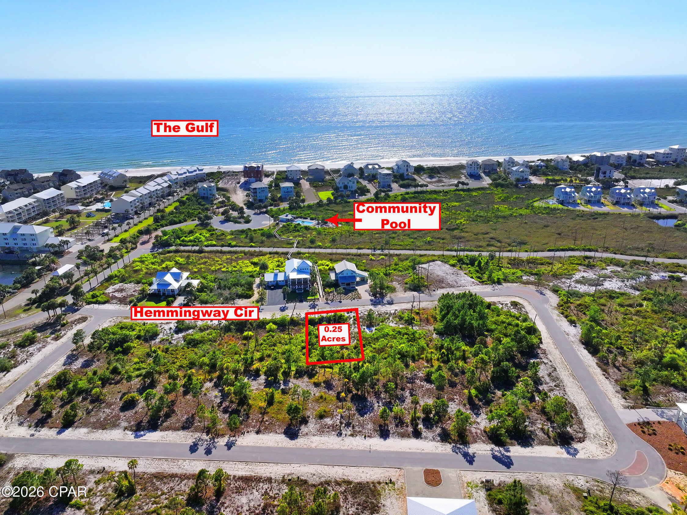 Build your dream coastal getaway in the beautiful Sunset Pointe community with Bay Views and Gulf Views! This incredible opportunity to create your ideal primary residence, second home, or vacation retreat along Florida's Forgotten Coast. Nestled within the desirable Sunset Pointe community, this lot provides a peaceful setting while still being just a short walk from the white sandy beaches and the community pool.  Close to all the boating, fishing, dining, and outdoor recreation that make Port St. Joe and Cape San Blas so desirable.   Whether you're looking to build now or invest for the future, this homesite offers the perfect blend of coastal charm, privacy, and convenience in one of Gulf County's most sought-after areas. Don't miss your chance to own a slice of paradise near the Gulf!