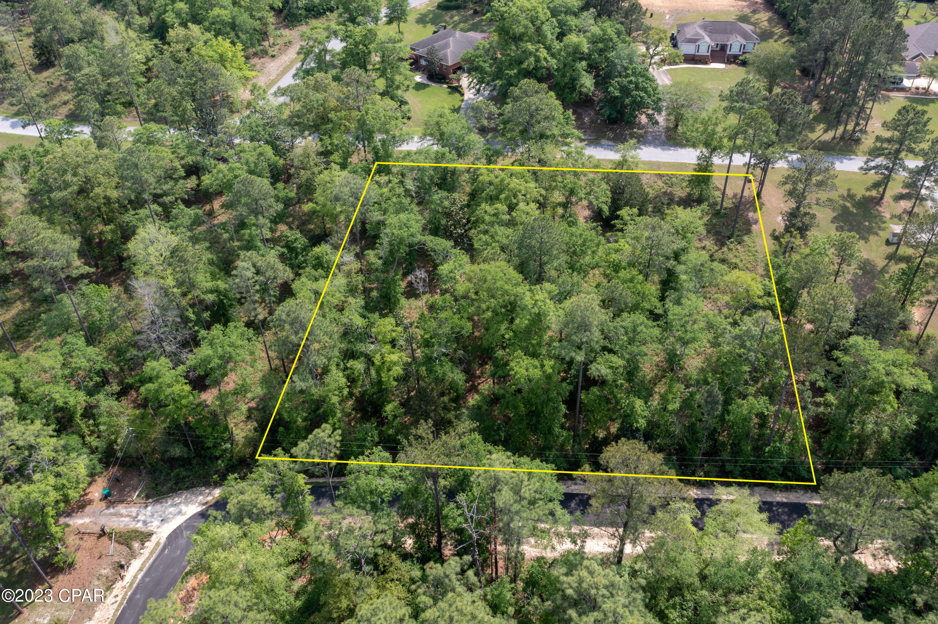 Nestled in the prestigious Pine Bluff subdivision sits this 1.3 +/- acre lot ready for your dream home. This quiet community features all custom-built homes, paved roads and rolling hills. Property is located close to interstate 10 and walking distance to Falling Waters State Park which offers hiking trails, waterfalls, camping and swimming.