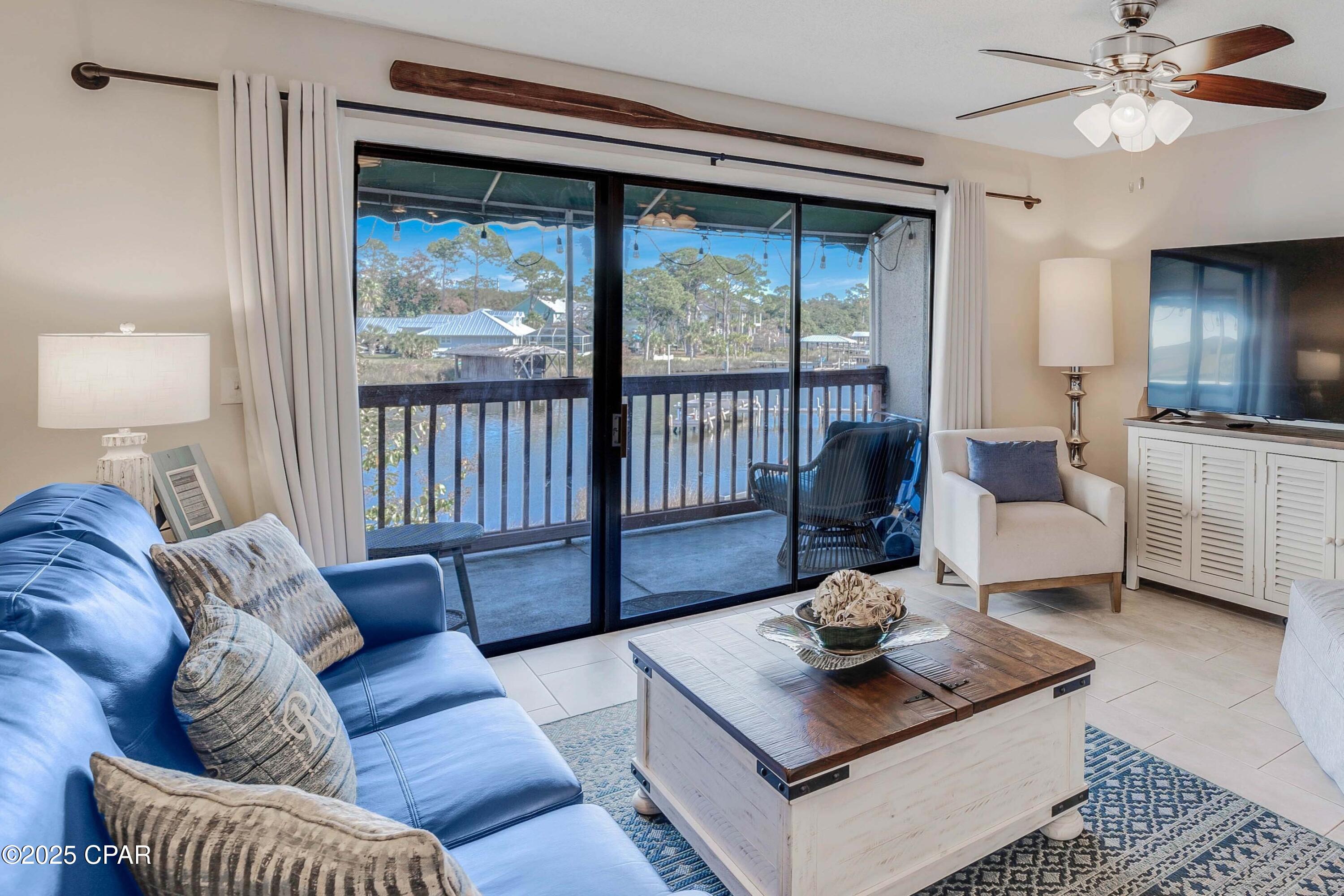 Your Waterfront Oasis Awaits at St. Thomas Square!
Waterfront Living Meets Coastal Convenience

Step into this beautifully updated, fully furnished 3-bedroom, 2-bathroom condo that perfectly balances relaxation and recreation. Nestled in a premier gated community with breathtaking views of the Grand Lagoon, this move-in-ready gem offers the ultimate coastal lifestyle.

Why You'll Love It:
Boater's Paradise: Enjoy premier amenities including private boat dock access with slips and dedicated trailer parking. Your days on the water just got effortless!

Prime Location: Situated just moments away from the beach, vibrant local dining, and top-tier entertainment.

Smart & Turn-Key: Equipped with smart home technology for easy, hands-free self-management. This property is fully approved for short-term rentals--making it a stellar investment opportunity or a private vacation haven.

Resort-Style Amenities: Indulge in a gated community that feels like a vacation every day, featuring a sparkling pool, relaxing sauna, and tennis courts.

💰 Seller Incentive: The seller is offering a $1,000 credit toward buyer closing costs!

Whether you are looking for a lucrative vacation rental investment or your own personal slice of paradise, this Grand Lagoon treasure is ready for you. Schedule your private tour today!