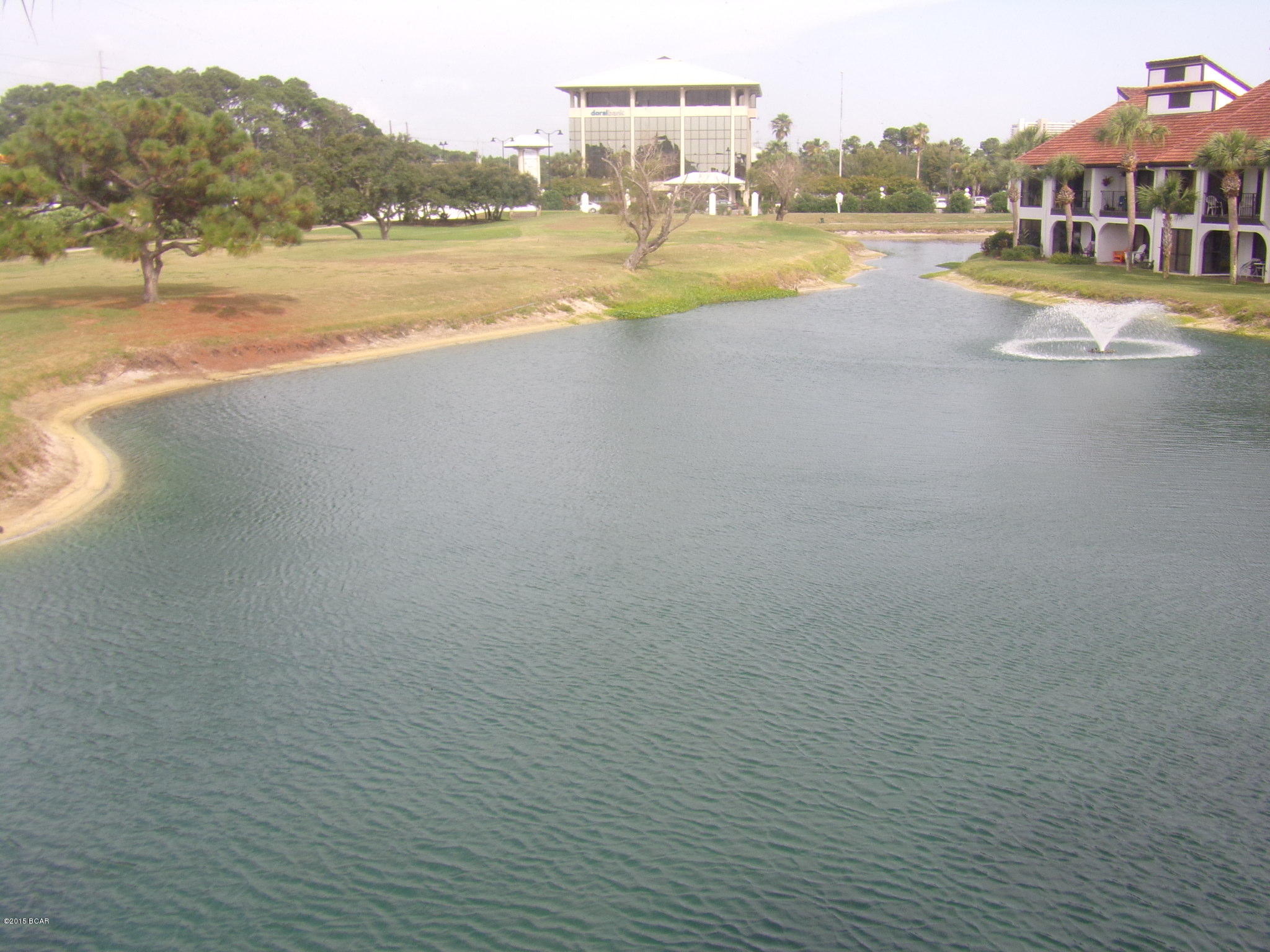Best priced 2/2 Villa. This is a 2nd story Golf Villa with a great view overlooking the pond..Edgewater Resort is the only full service resort on Panama City Beach. It offers many amenities which includes 11 swimming pools, 4 hot tubs, a Gulf Front Restaurant (Oceans), a 9 hole 3 par Golf Course, Tram Service, A gated Security complex with additional roving security, a cool Pizza Restaurant, also on the Gulf Side, a Physical Fitness Center, Pro Shop and Edgie's Corner Market which offers Starbucks and an Ice Cream Parlor.  These 2 bedroom units will average between $18,000 and $22,000 per year, per on site Rental Company.PLEASE CALL ON SITE RENTAL COMPANY FOR AVAILABILITY AT 850-235-4914