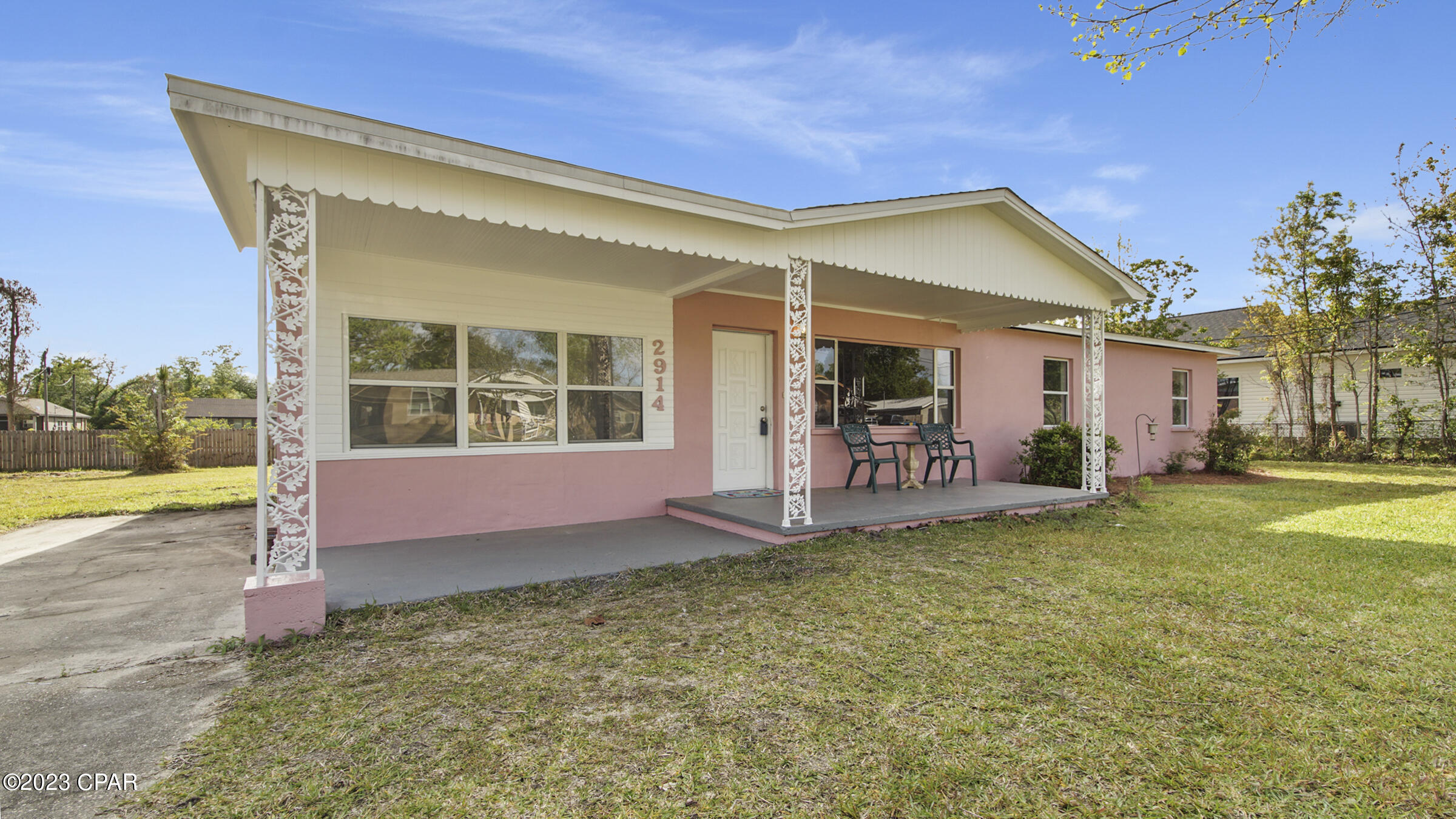 CURRENTLY UNDER CONTRACT, SELLER WILL CONSIDER BACKUP OFFERS. Come see this adorable fully remodeled home near Hiland Park Elementary. Once known as ''The Pink House'', the bonus room was formerly the kindergarten school house in the 1960's and 1970's. The interior offers 3 bedrooms, 1 full bathroom and a half bathroom. There is a large kitchen and dining room that open up to the living room and bonus room. There are many new improvements featured throughout. The kitchen and full bath now have soft close cabinets, granite countertops in the kitchen, new appliances and a large stainless steel sink. There is fresh paint, new lighting fixtures and carpet in the bedrooms and bonus room. New laminate flooring in the main spaces make cleaning a breeze! The exterior has recently been painted and there is a new roof. Call your Realtor today to begin your own history in this home.