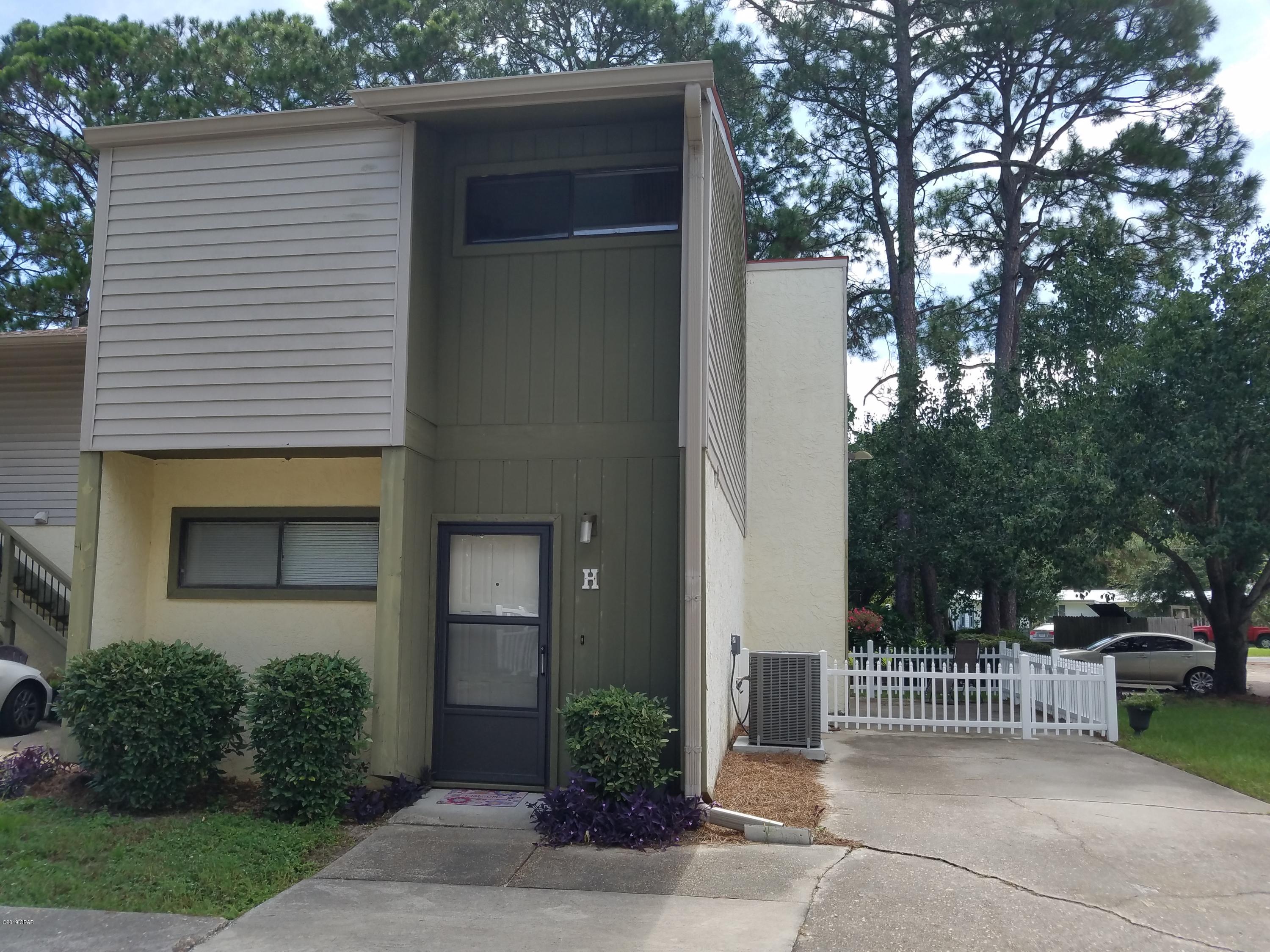 This 2 bedroom, 2.5 bath condo is conveniently located off of N. Lagoon, near the Navy Base, shopping, and dining with spectacular sunset views! Unit is partially furnished, and includes all appliances including a full size washer and dryer. Water, sewer and trash are included, as well as use of the community pool. This is truly a great deal for someone looking to rent an affordable place in the heart of Panama City Beach! Pet friendly under 24 pounds. $250 non-refundable pet fee.