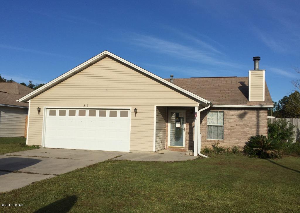This home is located in a nice subdivision. Close to Tyndall AFB, and shopping. Excellent floor plan that lives bigger than actual square footage. Large Living Room w/ Fireplace and a cozy Dining Area that's located in front of the Kitchen. The Kitchen has plenty of counter space. Bedrooms are spacious. Perfect for outdoor relaxing, and enjoy the quiet sounds of nature.