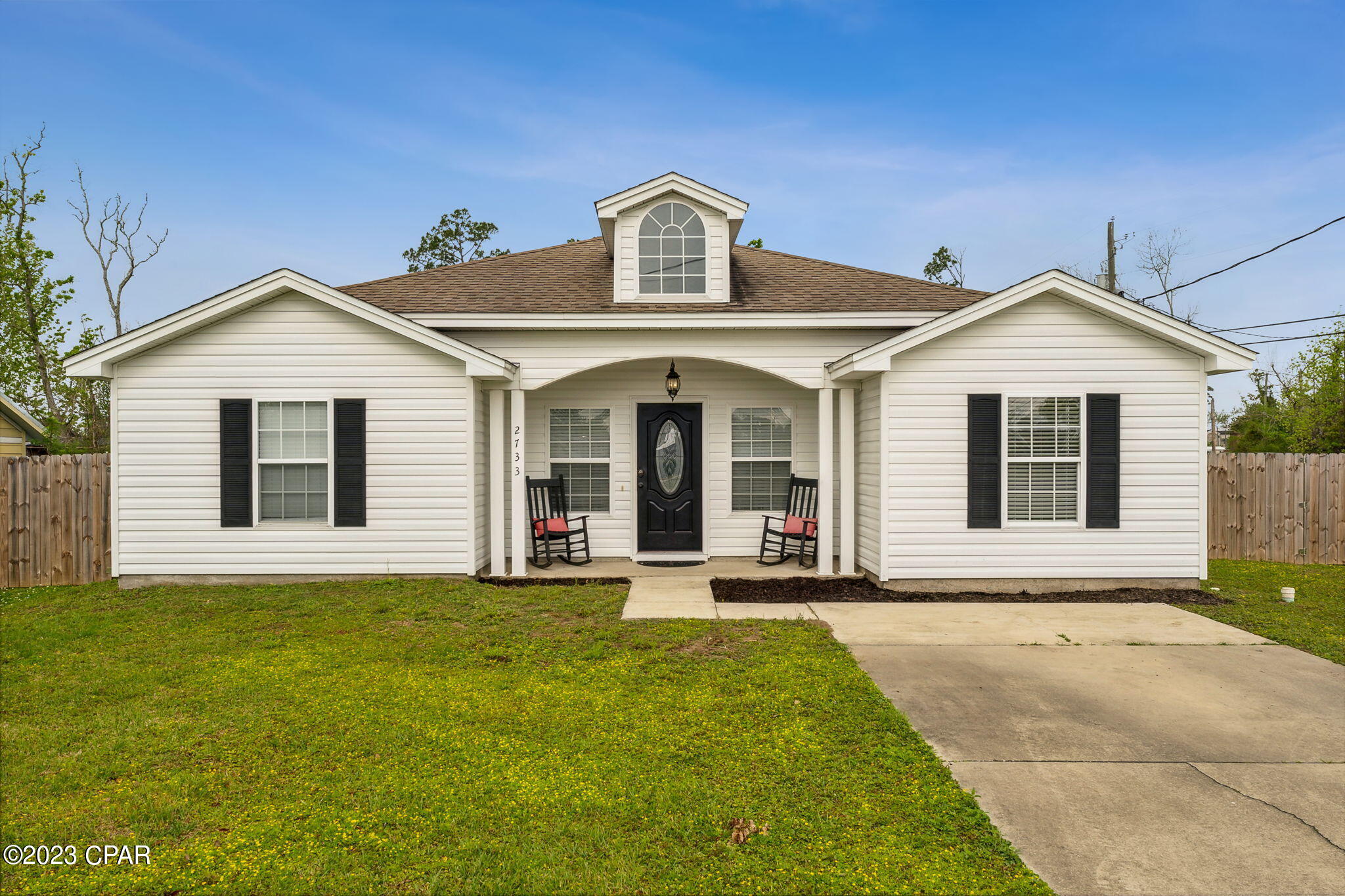 100% FINANCING ELIGIBLE! This home is turn key and ready for your to call it HOME! Featuring a large privacy fenced lot with double gate to park your boat or RV, this 4 bedroom 2 bathroom home has for your family to live and entertain. Enter through the font door to the open concept living space that boasts with natural lighting. The kitchen features stainless steel appliances, a breakfast bar and features a sliding glass door to the back patio. Two guest bedrooms are separated by a full bathroom & hallway on one side of the home, with the Primary Suite and 4th bedroom on the other. Great layout for a nursery or office space!  Don't miss out on seeing this home, it won't last long. Call a REALTOR today to schedule a private tour. If important, please verify all measurements and information