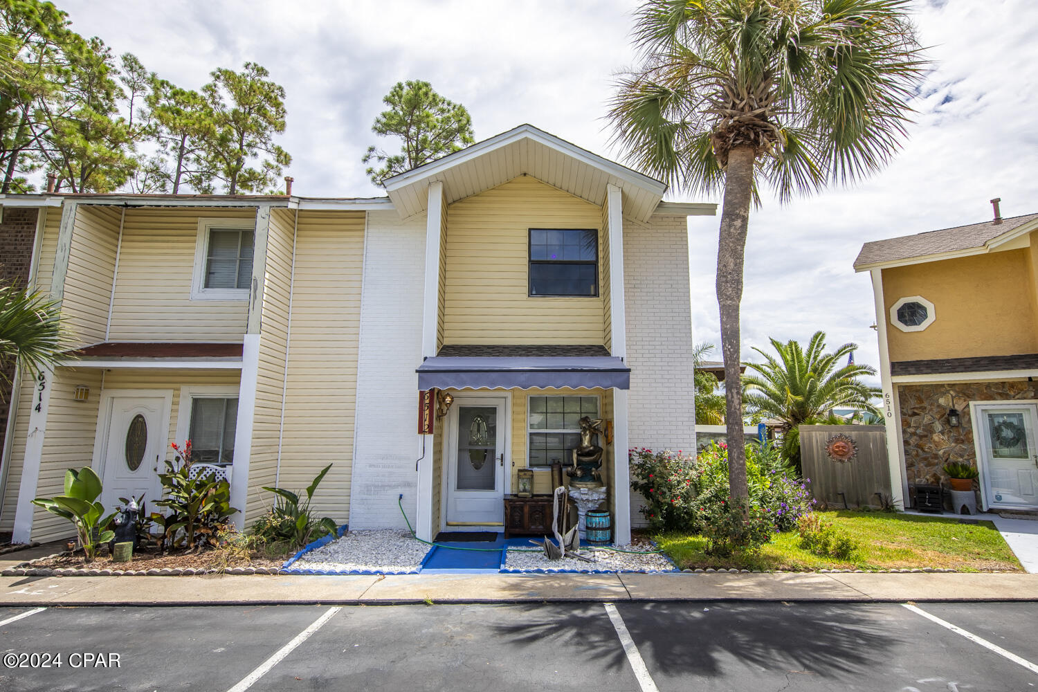 Reduced for quick sale. The seller says bring a cash offer. This home has so much to offer! Situated on a canal, this home features two deep-water boat slips with a channel leading directly to the bay. Enjoy fishing trips and return to your personal11,000-pound boat lift. The home includes extra storage and a large deck overlooking the water.  Located in the gated Harbour Towne community, you'll have access to plenty of green space, two pools, and a community center.