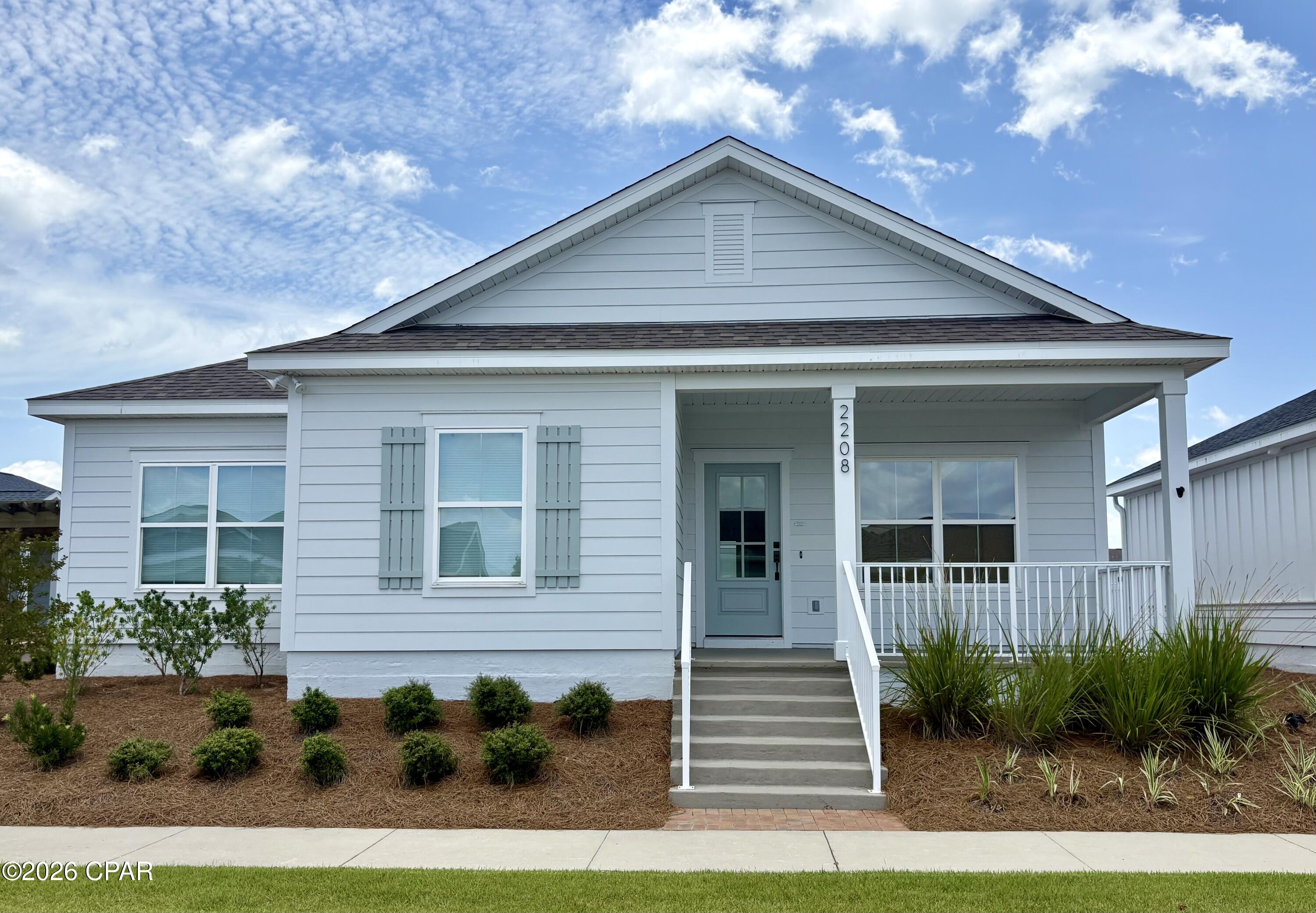 Welcome home to SweetBay, one of Panama City's most sought-after master-planned communities! This beautiful like-new 4-bedroom, 2-bathroom home offers a spacious open-concept floor plan designed for modern living. The bright and airy living area flows seamlessly into the kitchen and dining spaces, creating the perfect setting for entertaining family and friends.

The well-appointed kitchen features modern finishes, ample cabinet space, and a large island overlooking the main living area. The split-bedroom layout provides privacy for the primary suite, which includes a spacious bedroom, walk-in closet, and private bath.

Step outside and enjoy your own private gazebo, providing the perfect space to relax, unwind, or gather with friends and family. The property also features a private detached 2-car garage, offering ample space for parking, storage, and additional convenience.

Located in The Cottages at SweetBay, residents enjoy the convenience of lawn care maintained by the HOA, allowing for a low-maintenance lifestyle. Rent includes access to SweetBay's exceptional resort-style amenities, including community pools, walking trails, parks, playgrounds, sports courts, and access to North Bay. Enjoy golf cart-friendly streets, neighborhood events, and the convenience of nearby grocery stores, shopping, dining, and top-rated schools.

Don't miss this opportunity to live in one of Panama City's premier waterfront communities, where comfort, convenience, and community come together to create an exceptional place to call home.

Property Highlights:

4 Bedrooms | 2 Bathrooms
Like-new condition
Open-concept floor plan
Private gazebo
Private detached 2-car garage
HOA-maintained lawn care
Resort-style community amenities included
Golf cart-friendly neighborhood
Convenient access to grocery stores, shopping, dining, and schools
Located in the highly desirable SweetBay community