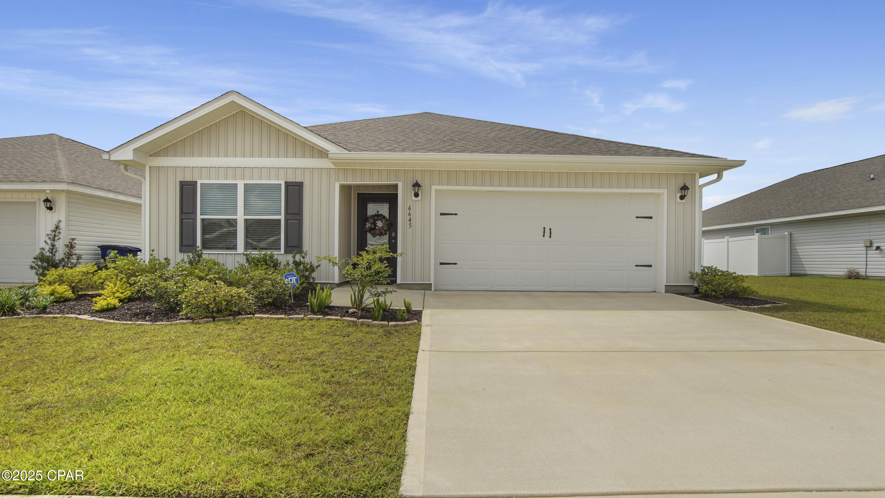 BACK ON MARKET - NO FAULT OF HOME!! Come See this Amazing Property! 
***This meticulously kept home with lovely indoor and outdoor living spaces is priced to sell.  
Small updates throughout make the home cozy and warm and larger updates expand the living space and improve maintenance and function. Fully screened in back patio looks out on retention pond and greenspace where you can watch critters in nature while admiring your flower garden. Master bedroom is opposite 2nd & 3rd bedrooms for privacy.  Gutters, security system and low maintenance fencing work together to keep you safe. 

This growing community has much to offer with recreational centers that include 2 pools, splashpads, pickleball courts, basketball courts, playgrounds, BBQ Pits, community events, miles of sidewalks and neighbors galore! Schedule your viewing now, motivated sellers are ready for your offer.

Easy Commute to Panama City, Tyndall AFB or locations to the North.

Buyer to Verify all Info