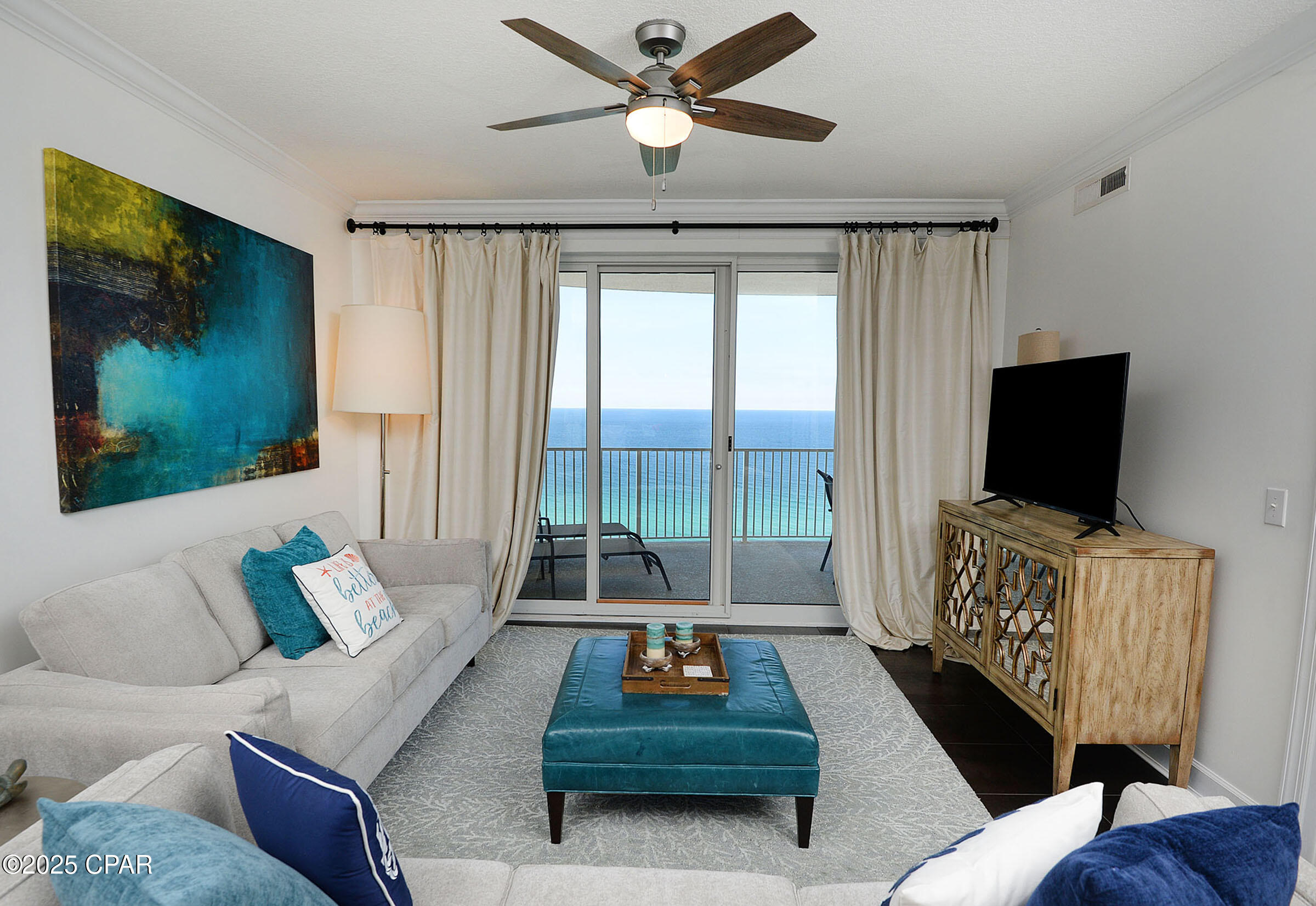Emerald Isle is a highly desirable condominium resort overlooking the Gulf of Mexico and located just minutes from Pier Park in Panama City Beach. 
Offering an unparalleled West Beach location, this 2 bed/2 bath, 16th floor unit has been significantly upgraded in 2024 with all new stainless kitchen appliances, new sofa and loveseat, new dining furniture, new Polywood balcony furniture and more.  
From its oversized balcony the condo boasts sweeping panoramic views of the Emerald Coast as far as the eye can see.  Emerald Isle resort is a true paradise, with easy parking, easy elevators and an efficient COA. Absolutely ideal for your next investment, a second family home, or a mixture of both! Conveying fully furnished and rental ready.

Don't miss your oportunity to see unit 1609 while it's still available!