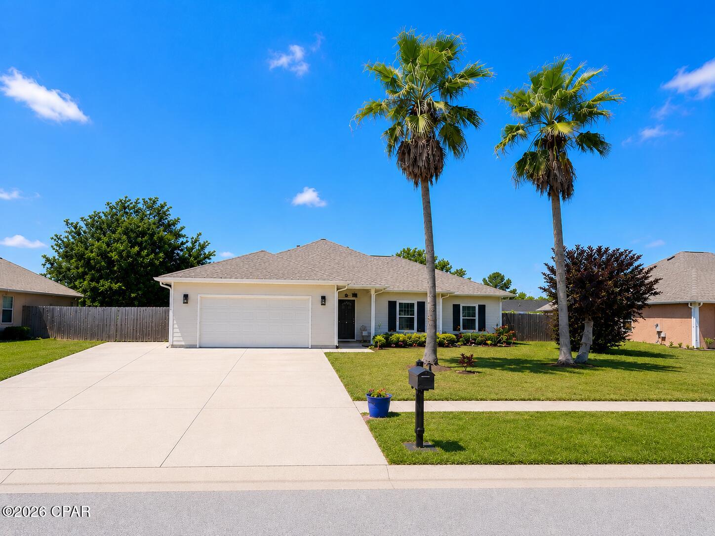 MOTIVATED SELLER!
Welcome to 909 Mallory Drive in Panama City, FL--a beautifully maintained home built in 2022, making it one of the newest properties in the well-established neighborhood of Candlewick-Northshore that originated in 1990. 

Enjoy the advantages of newer construction, including modern building codes that provide enhanced structural integrity, electrical systems, and safety features. You'll also benefit from improved energy efficiency with newer insulation, windows, and HVAC systems--helping to keep utility costs lower--along with more contemporary design and livability throughout the home.

Tucked away at the back of the neighborhood, this home offers a quieter setting with less traffic and added privacy. Situated on a child-friendly cul-de-sac, it provides a play safe and welcoming environment ideal for everyday living.

Inside, you'll find a thoughtfully designed split floor plan and a stylish chef's kitchen, perfect for both entertaining and daily comfort, along with the open layout and functional spaces today's buyers are looking for.

What truly sets this property apart is that it offers these modern benefits without the feel of a cookie-cutter development--located instead in an established community with mature trees, larger lots, and more character.

The property sits on a spacious .31-acre lot with a fully fenced backyard, offering plenty of room to enjoy the outdoors. Step out onto the back patio to relax in the peace and quiet while you listen to the birds sing. A large shed provides convenient storage for yard equipment and tools, while the added shallow well system helps keep irrigation costs low.

An extended driveway adds extra convenience, allowing for additional parking and even potential RV storage.

This Guyson home blends modern construction with the charm of an established community--offering comfort, space, efficiency, and practicality in a desirable location with no HOA.
